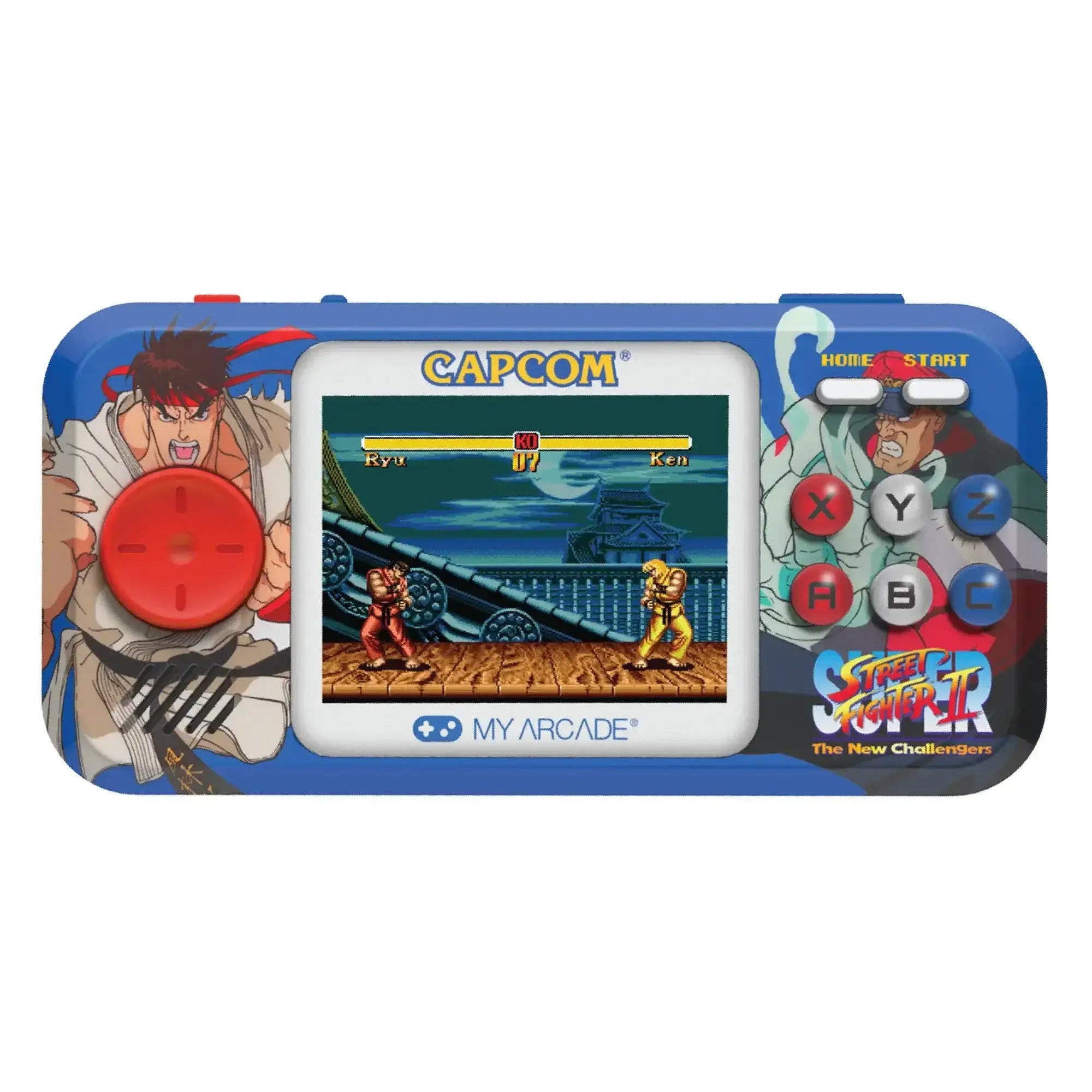 Konsola przenośna z kolorowym ekranem, Street Fighter II, retro akcesorium gamingowe