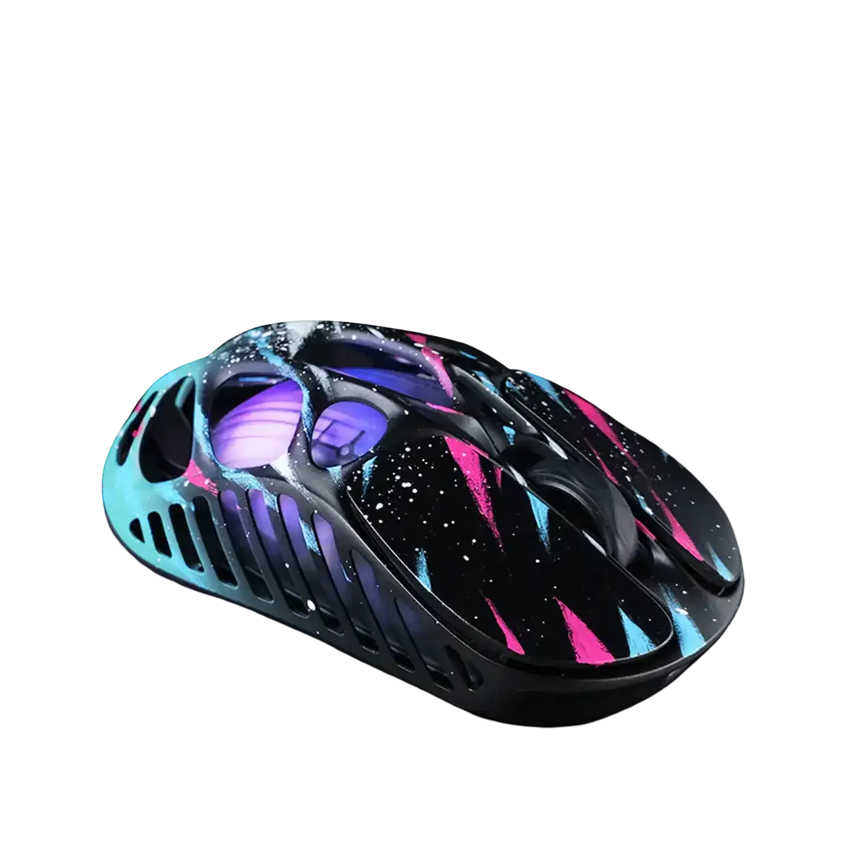 GravaStar - Mercury X Pro Special Edition Neon Graffiti Wireless Gaming Mouse - Bezprzewodowa Myszka Gamingowa