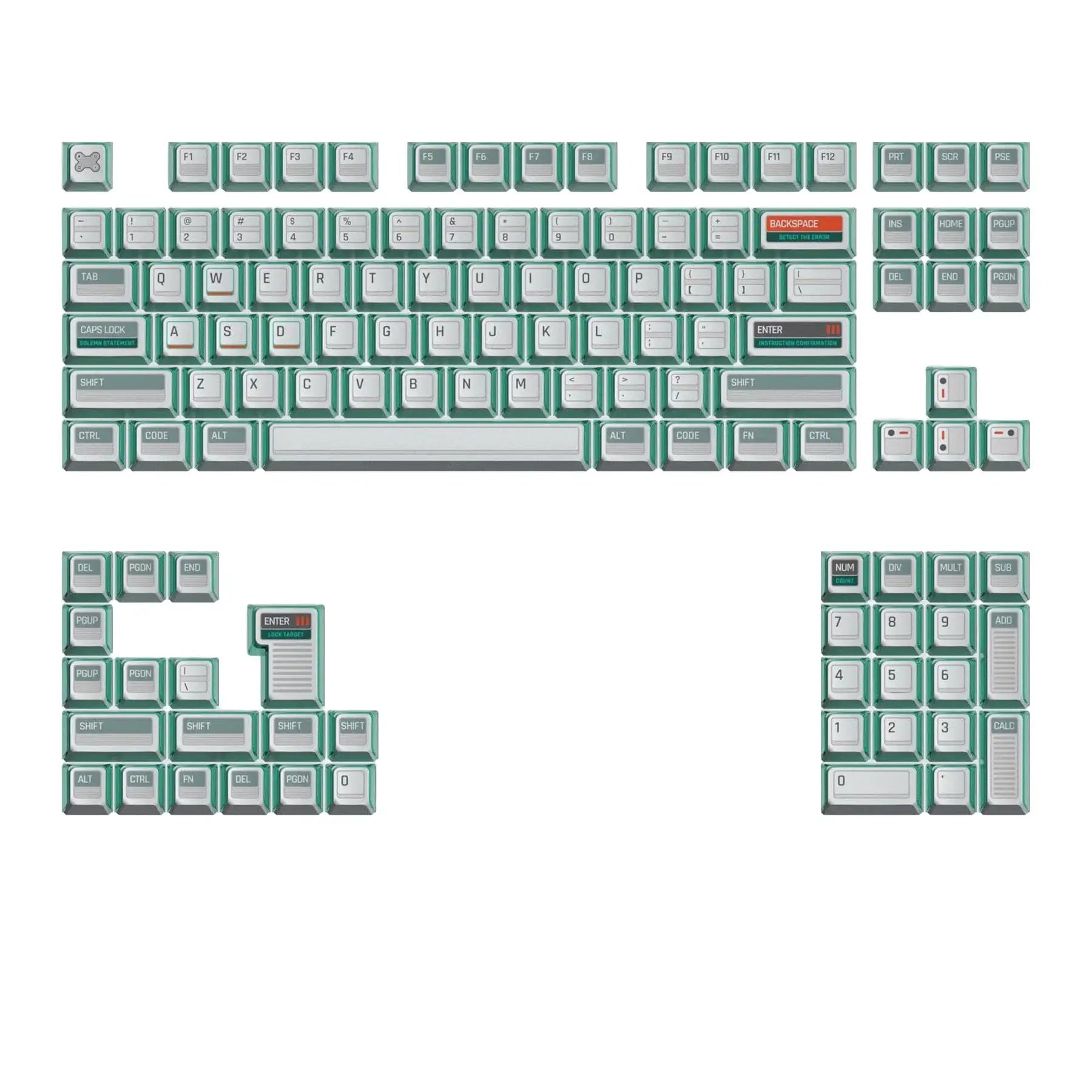 KeyTok - Ctrl Dye-Sub KOL Keycaps