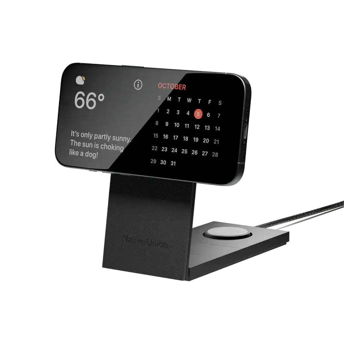 Native Union - Rise 3-in-1 Magnetic Wireless Charger - Magnetyczna Ładowarka Bezprzewodowa