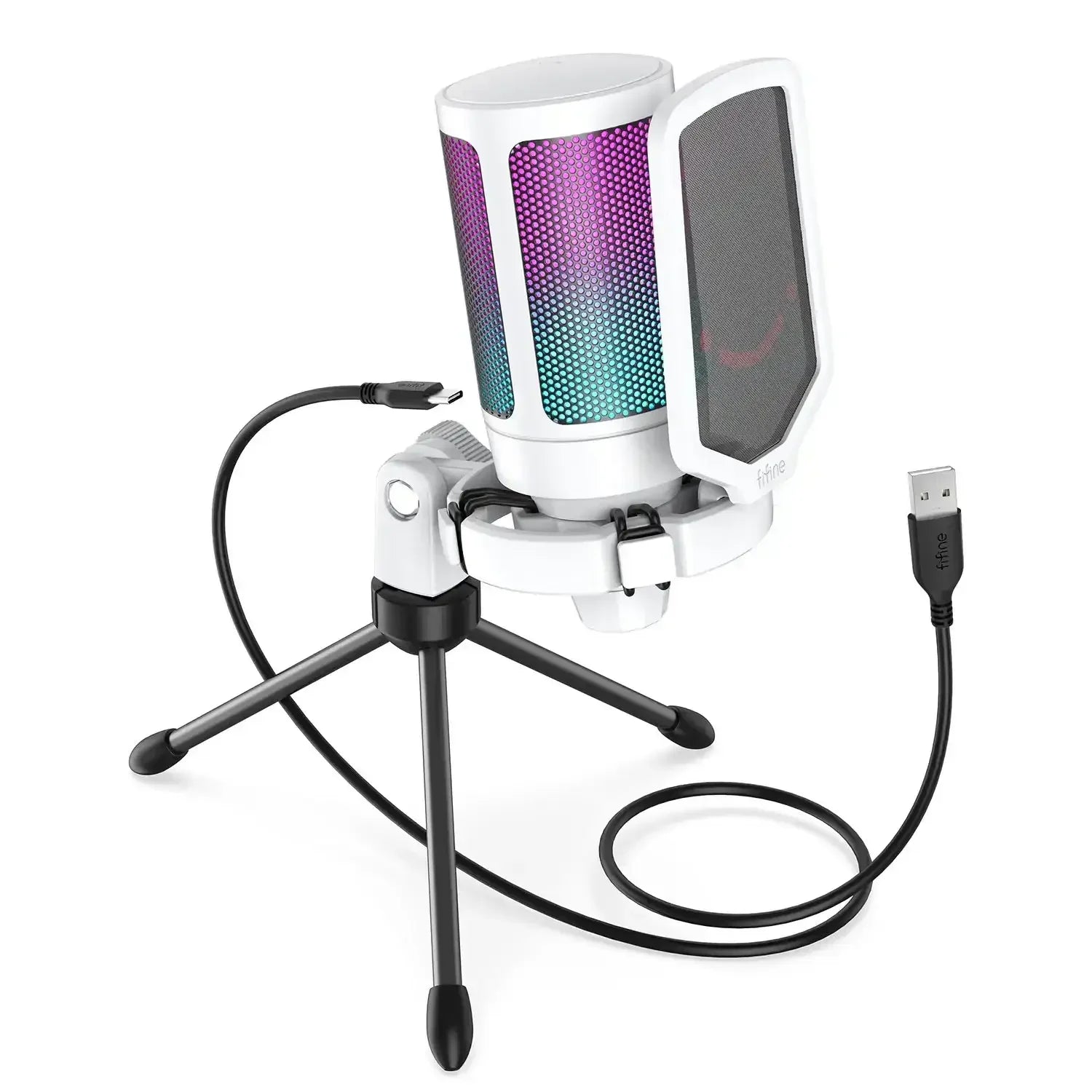 Fifine - AmpliGame - A6V Studio Condenser Microphone - Studyjny Mikrofon Pojemnościowy