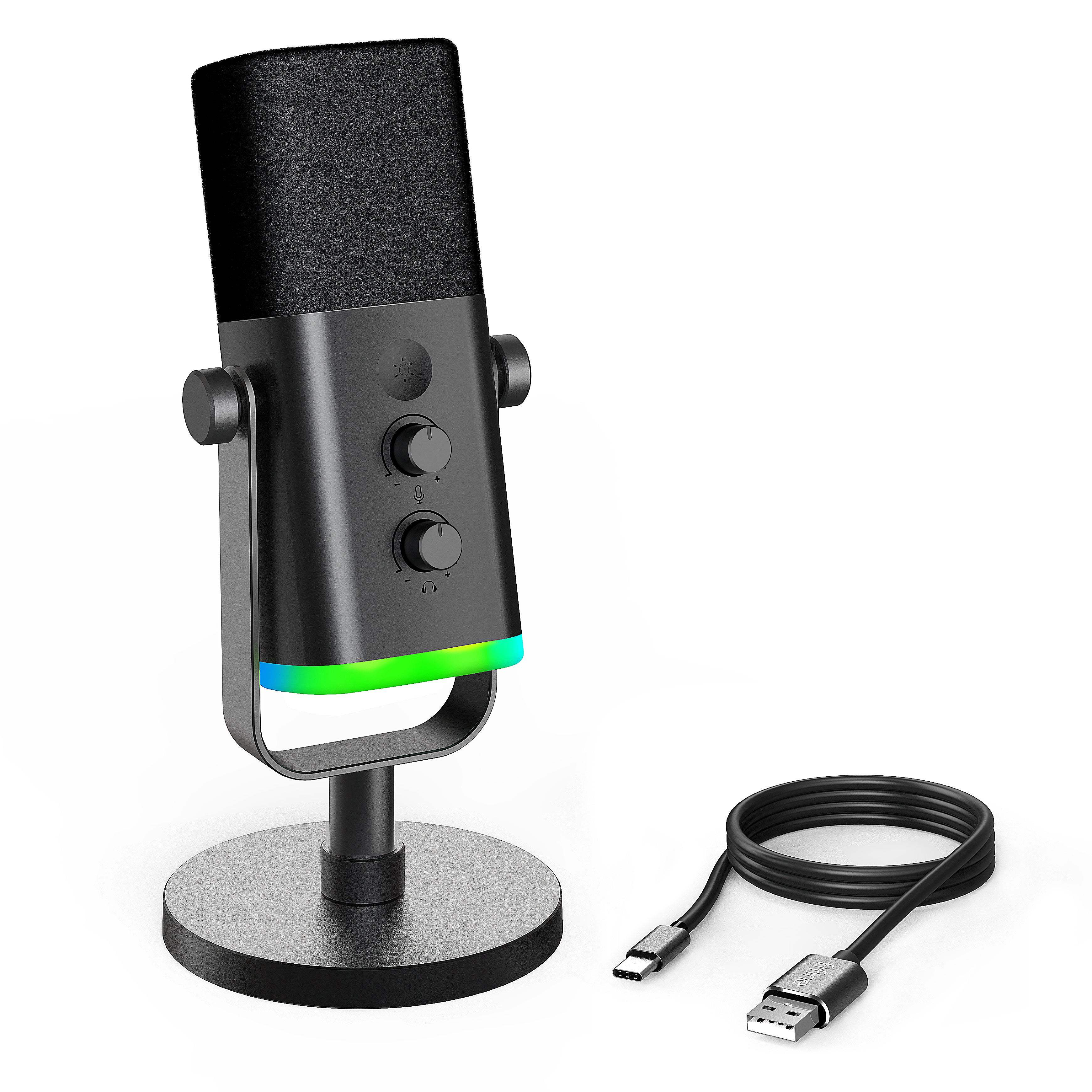 Fifine - AmpliGame - AM8 Studio Dynamic Microphone - Studyjny Mikrofon Dynamiczny XLR/USB