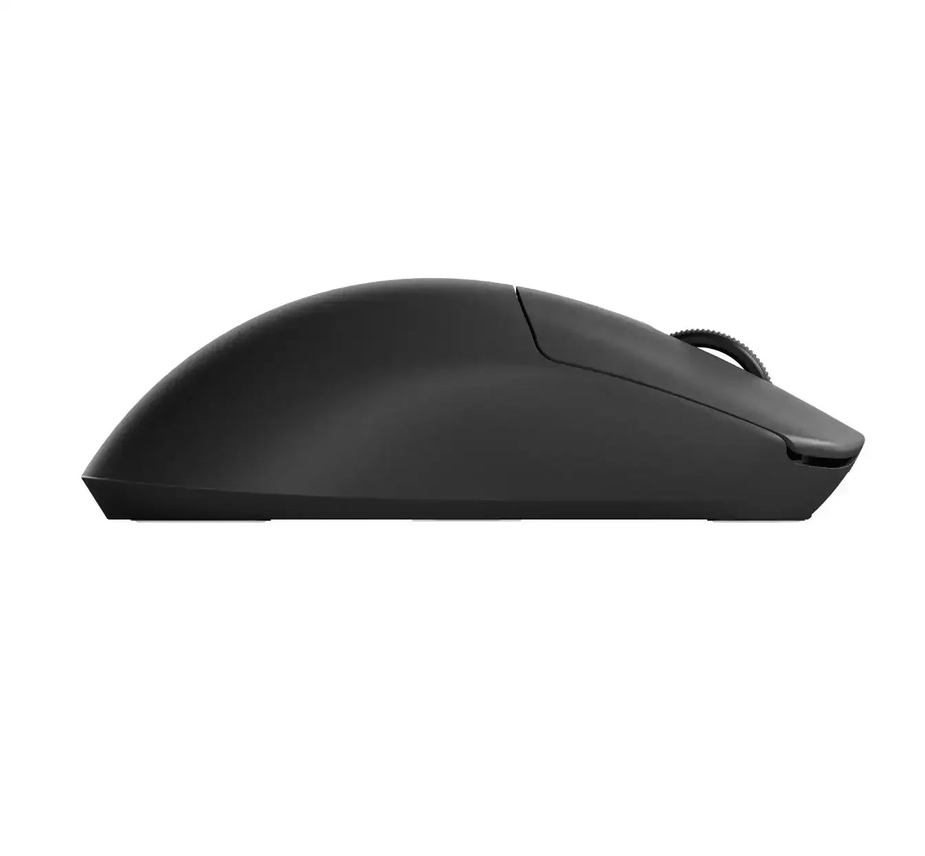 Czarna mysz bezprzewodowa, ergonomiczna, akcesorium biurowe do home office