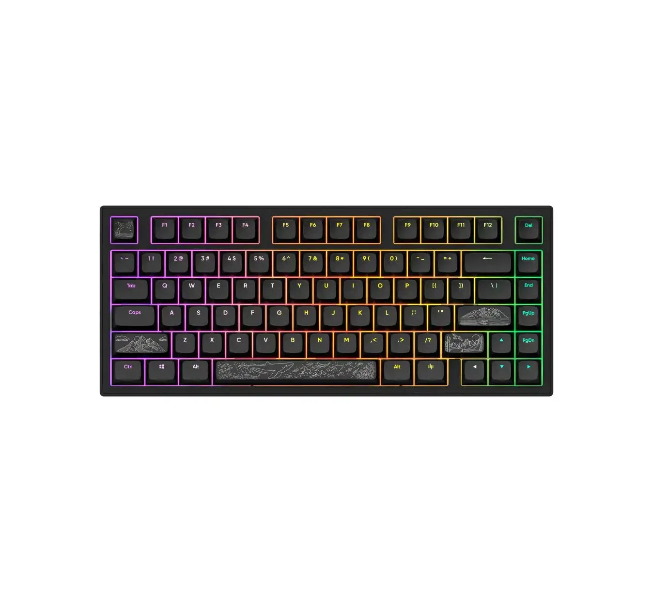 Dark Project - ALU81A Terra Nostra Gaming Mechanical Keyboard - Gamingowa Klawiatura Mechaniczna