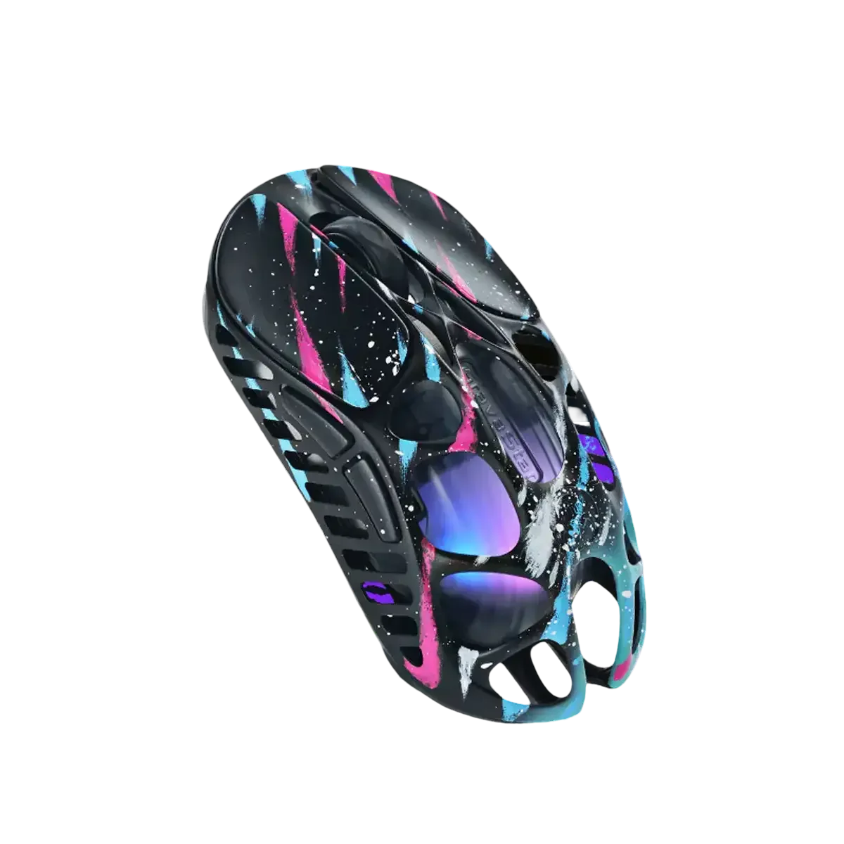 GravaStar - Mercury X Pro Special Edition Neon Graffiti Wireless Gaming Mouse - Bezprzewodowa Myszka Gamingowa