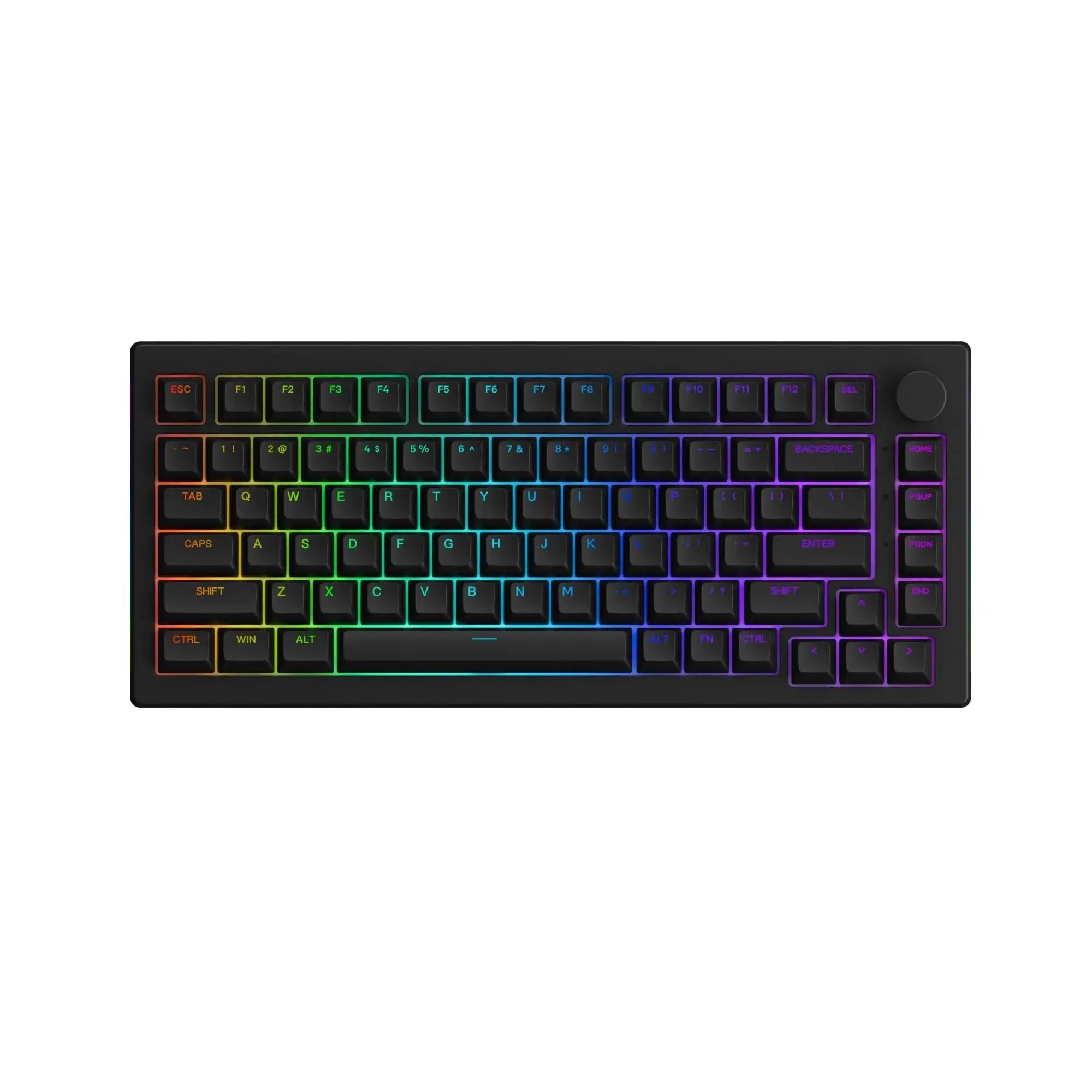 Akko - 5075B Plus Shine-Through Black Wireless Mechanical Keyboard