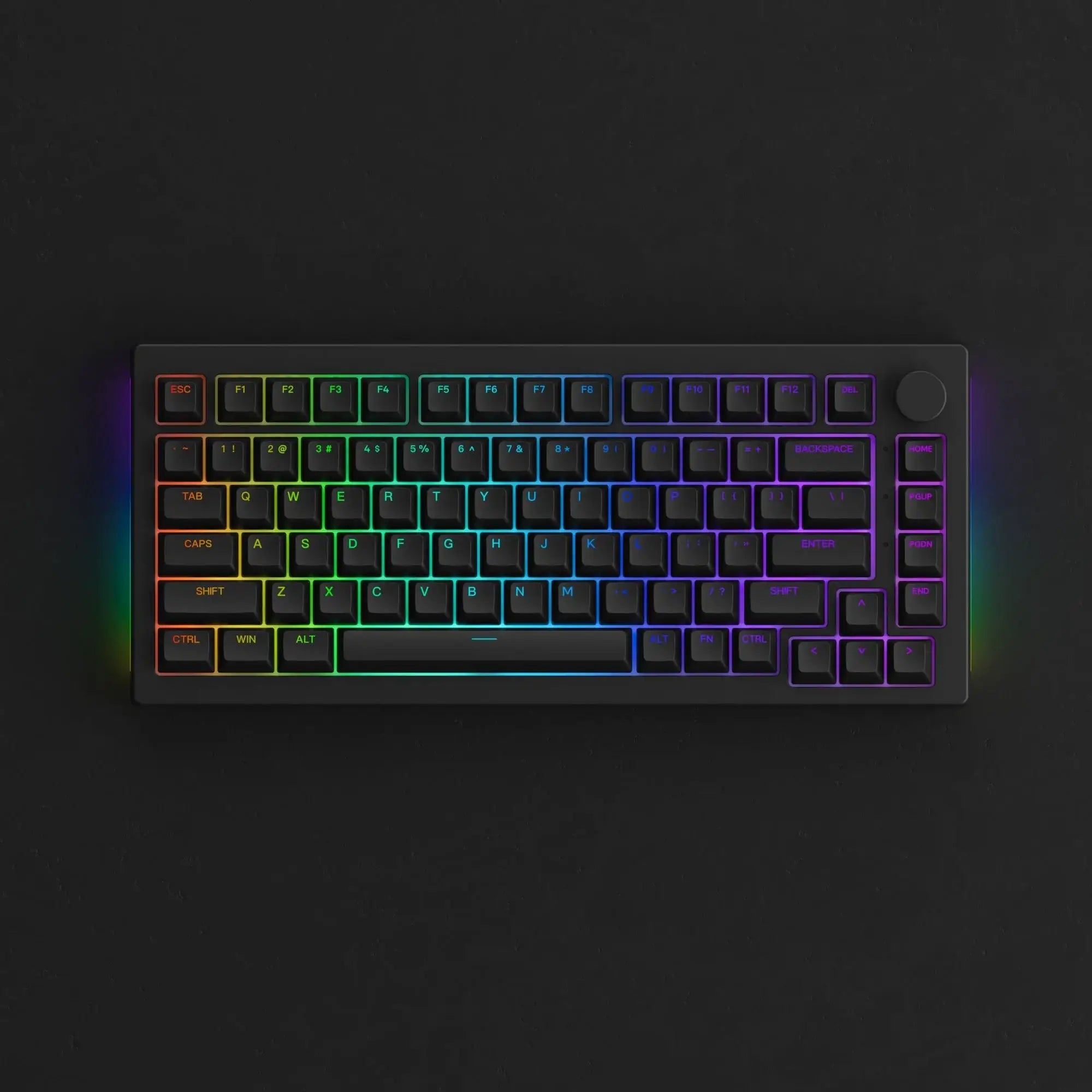 Akko - 5075B Plus Shine-Through Black Wireless Mechanical Keyboard