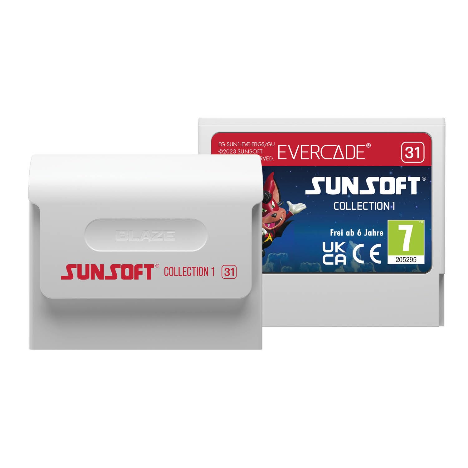 Evercade - Sunsoft Collection 1 - Zestaw Gier Retro