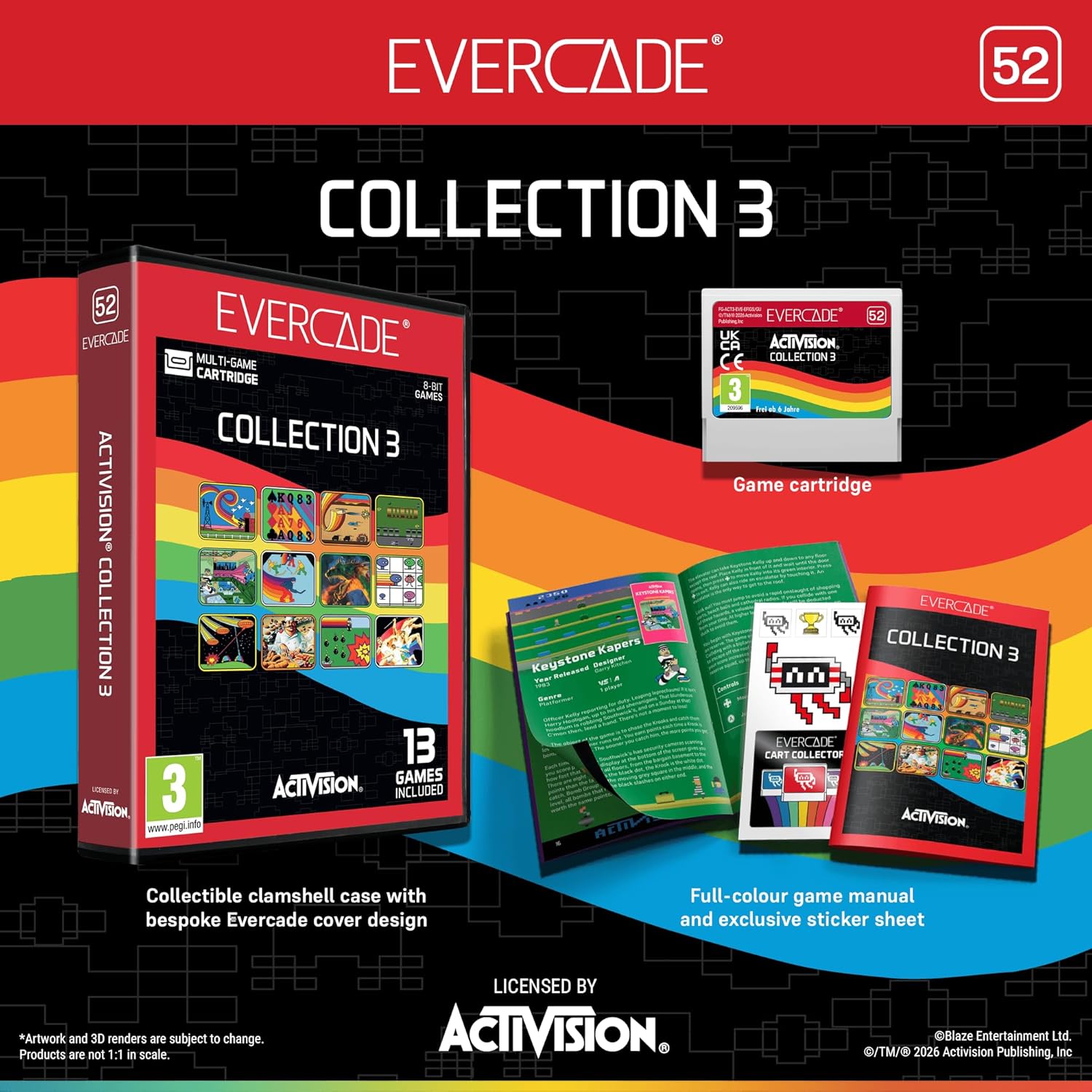 Evercade - Activision Collection 3 - Zestaw Gier Retro