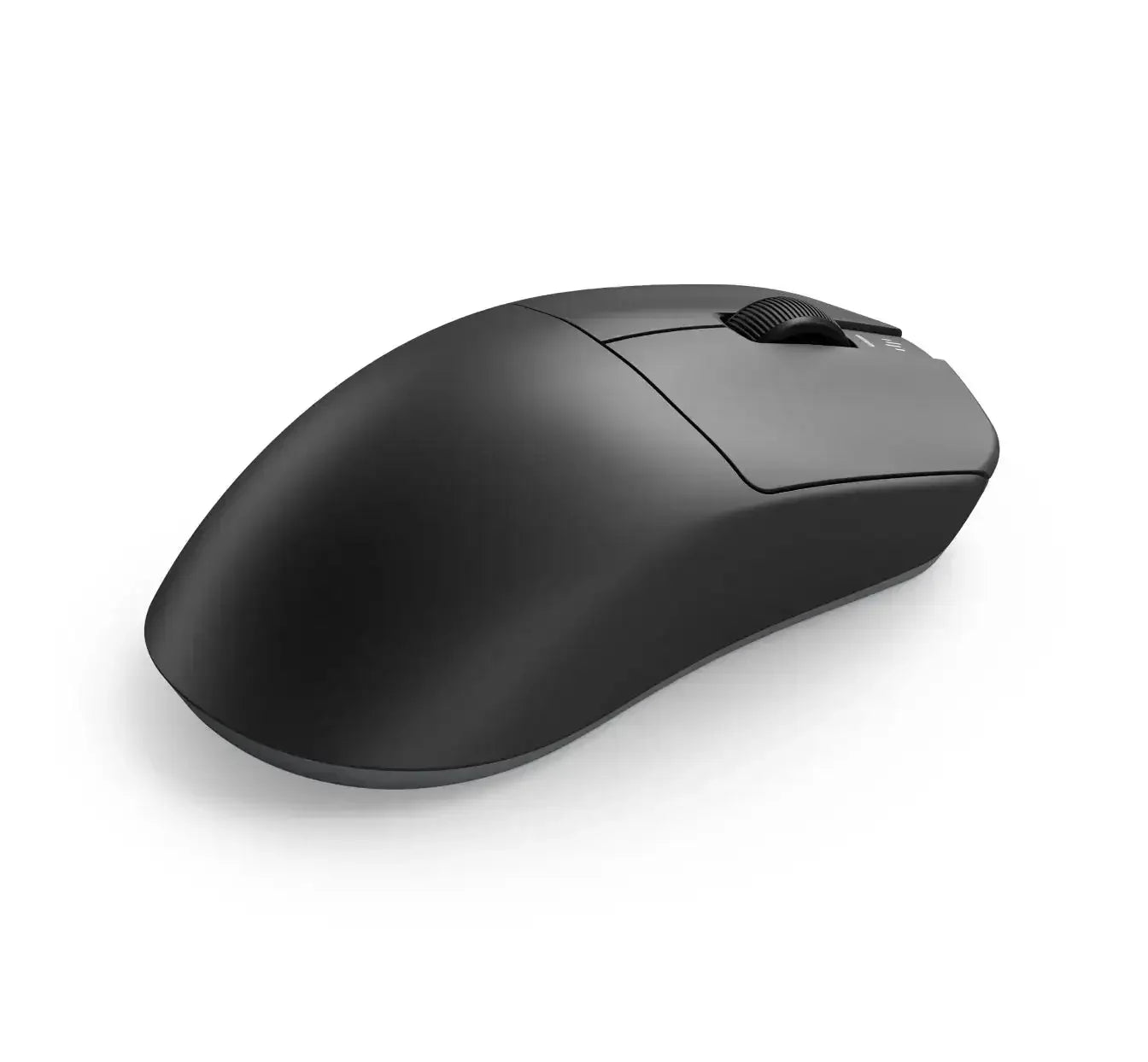 Czarna mysz bezprzewodowa do komputera, ergonomiczna, nowoczesny design