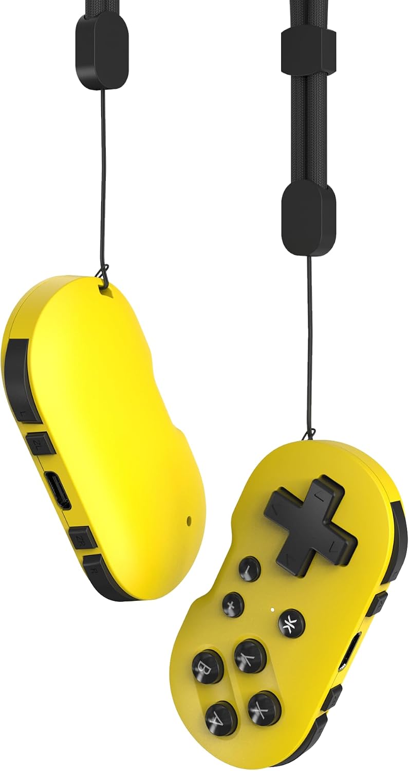 CRKD - ATOM™ Mini Keychain Controller Yuzu Yellow - Kieszonkowy Kontroler Bezprzewodowy