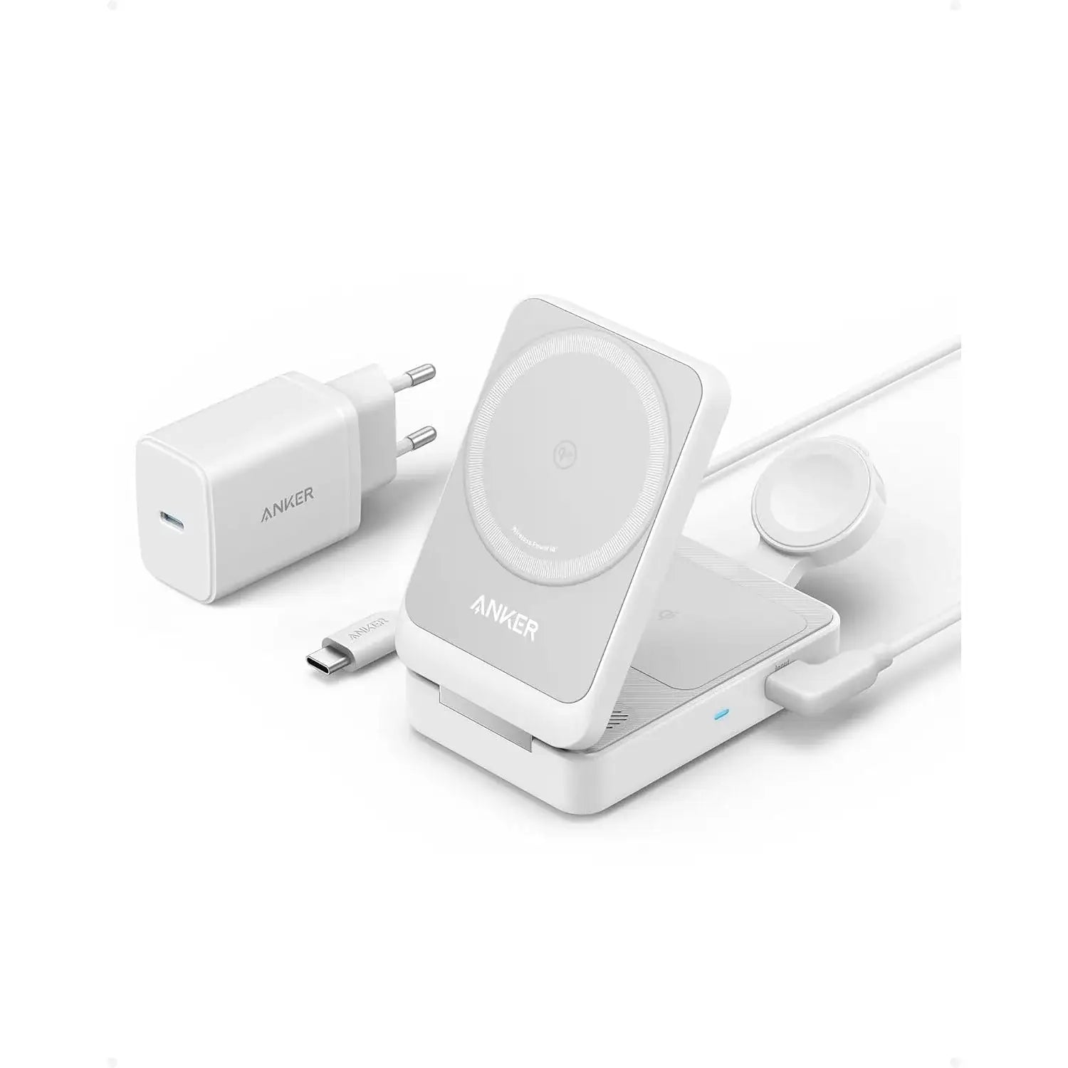 Anker - MagGo Wireless Charging Station (Foldable 3-in-1) - Ładowarka Składana z MagSafe