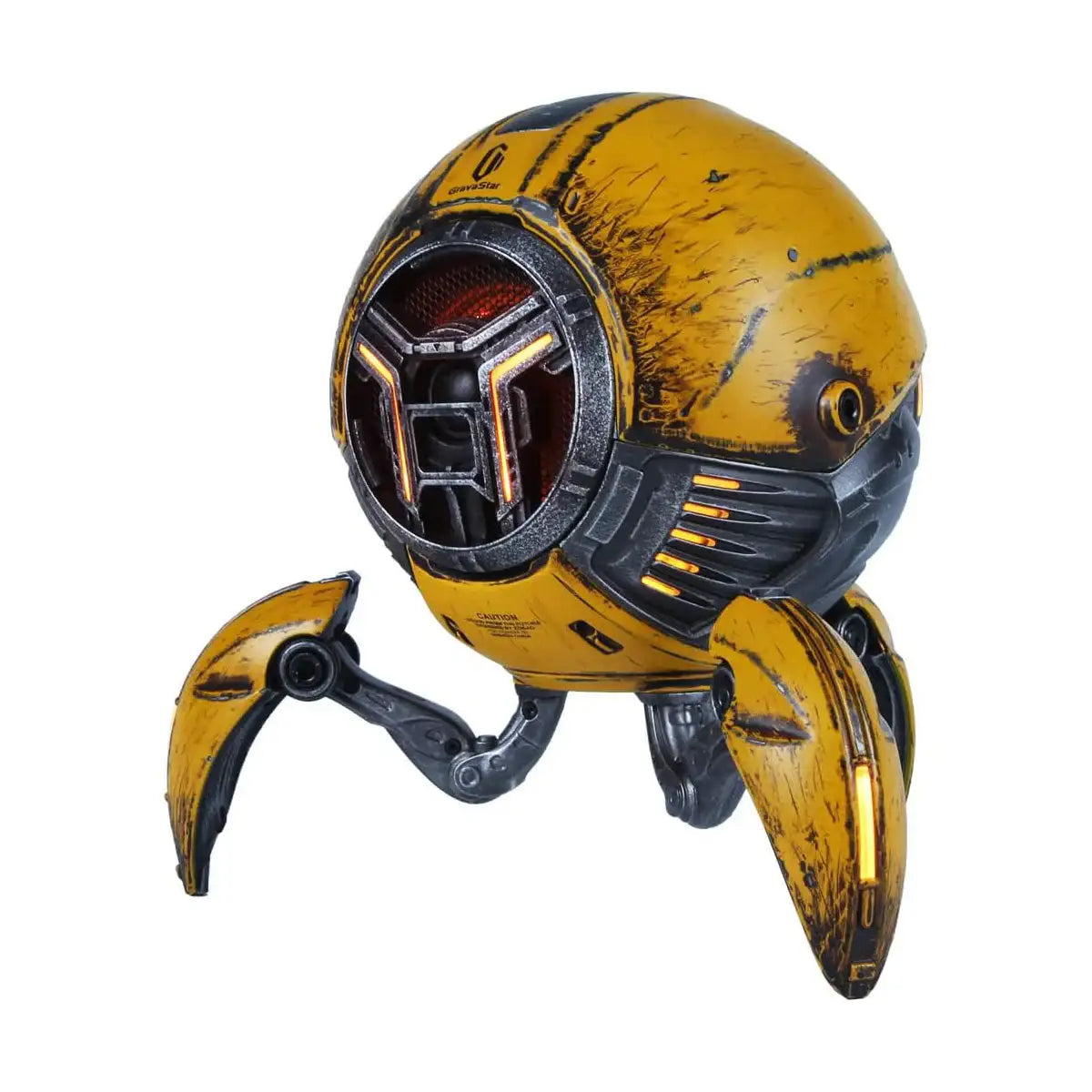 GravaStar - Mars Pro Special Edition War-Damaged Yellow Wireless Bluetooth Speaker - Bezprzewodowy Głośnik Bluetooth