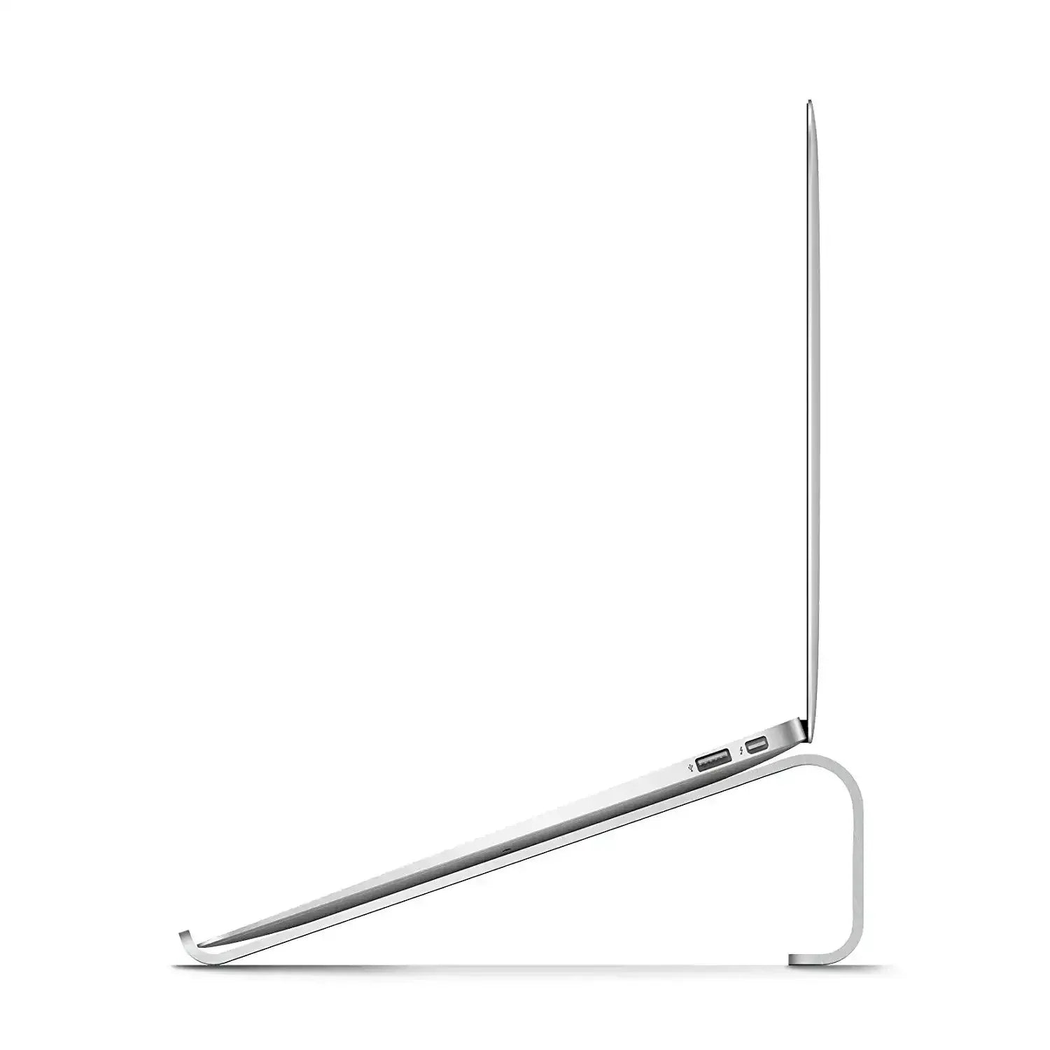 Aluminiowy stojak na laptopa, minimalistyczny, do biura i home office