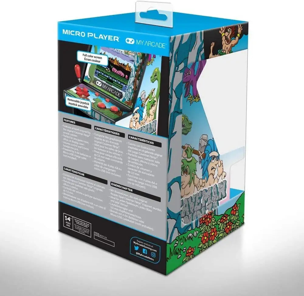 My Arcade - CAVEMAN NINJA Micro Player DGUNL-3218 - Kolekcjonerska Konsola Retro