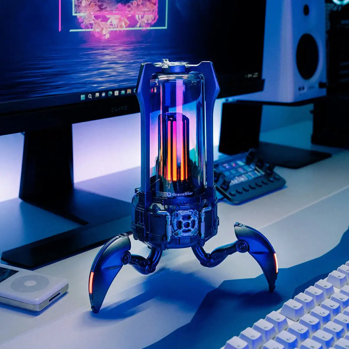 GravaStar - Supernova Matt Black Wireless Bluetooth Speaker - Bezprzewodowy Głośnik Bluetooth