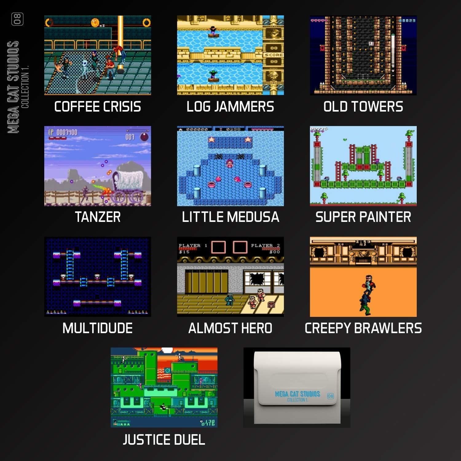 Evercade - Mega Cat Studios Collection 1 - Zestaw Gier Retro