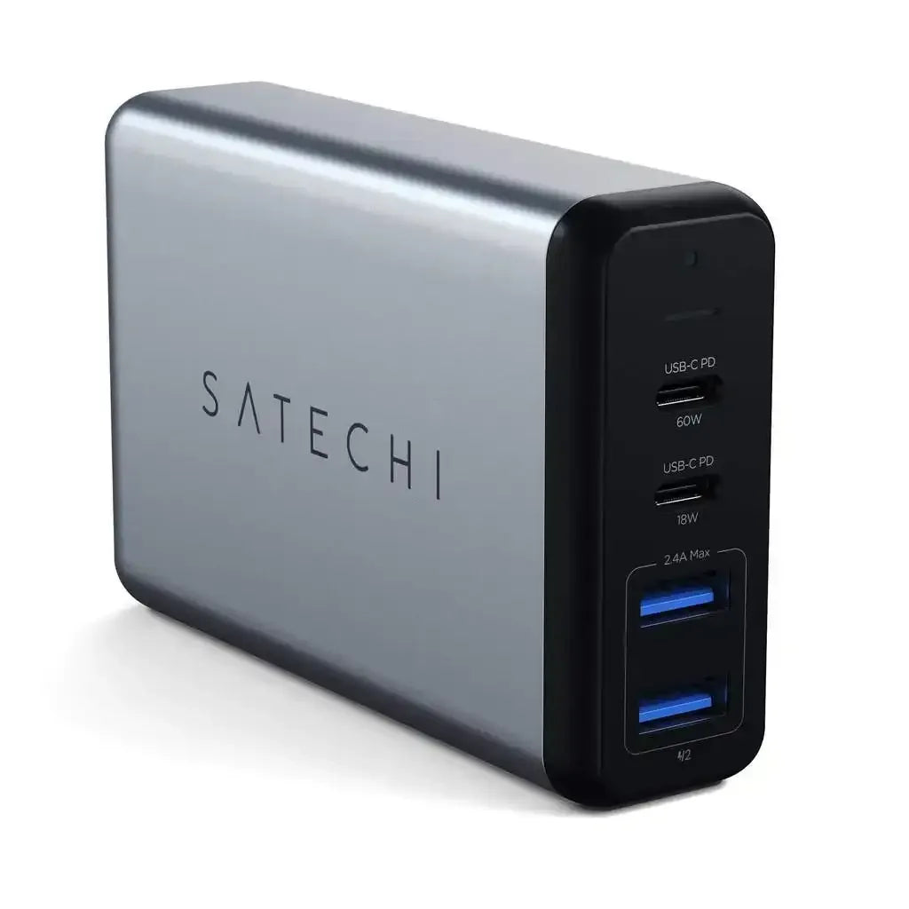 Ładowarka sieciowa USB-C PD 75W, szybkie ładowanie, cztery porty do biura i domu