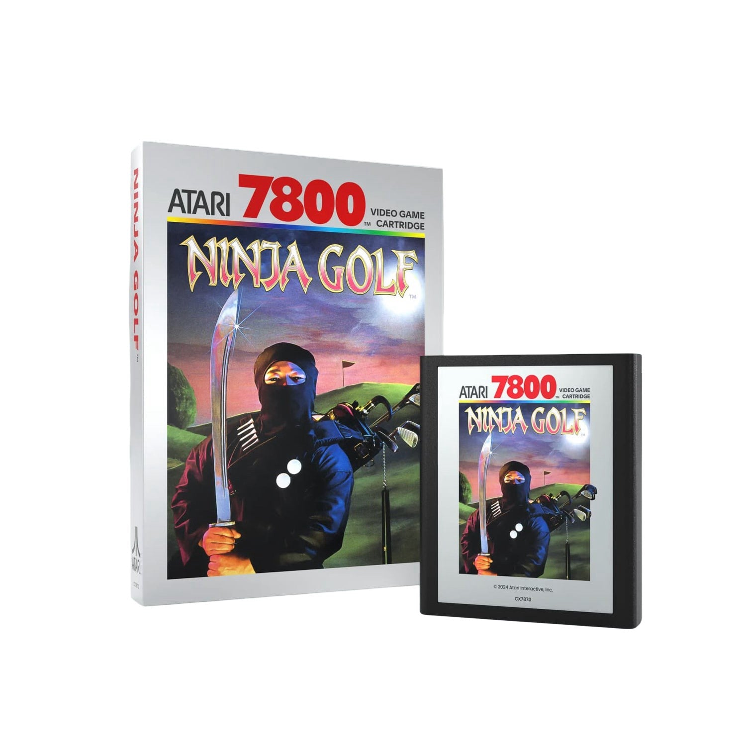 Atari - Ninja Golf 7800 Gra Retro