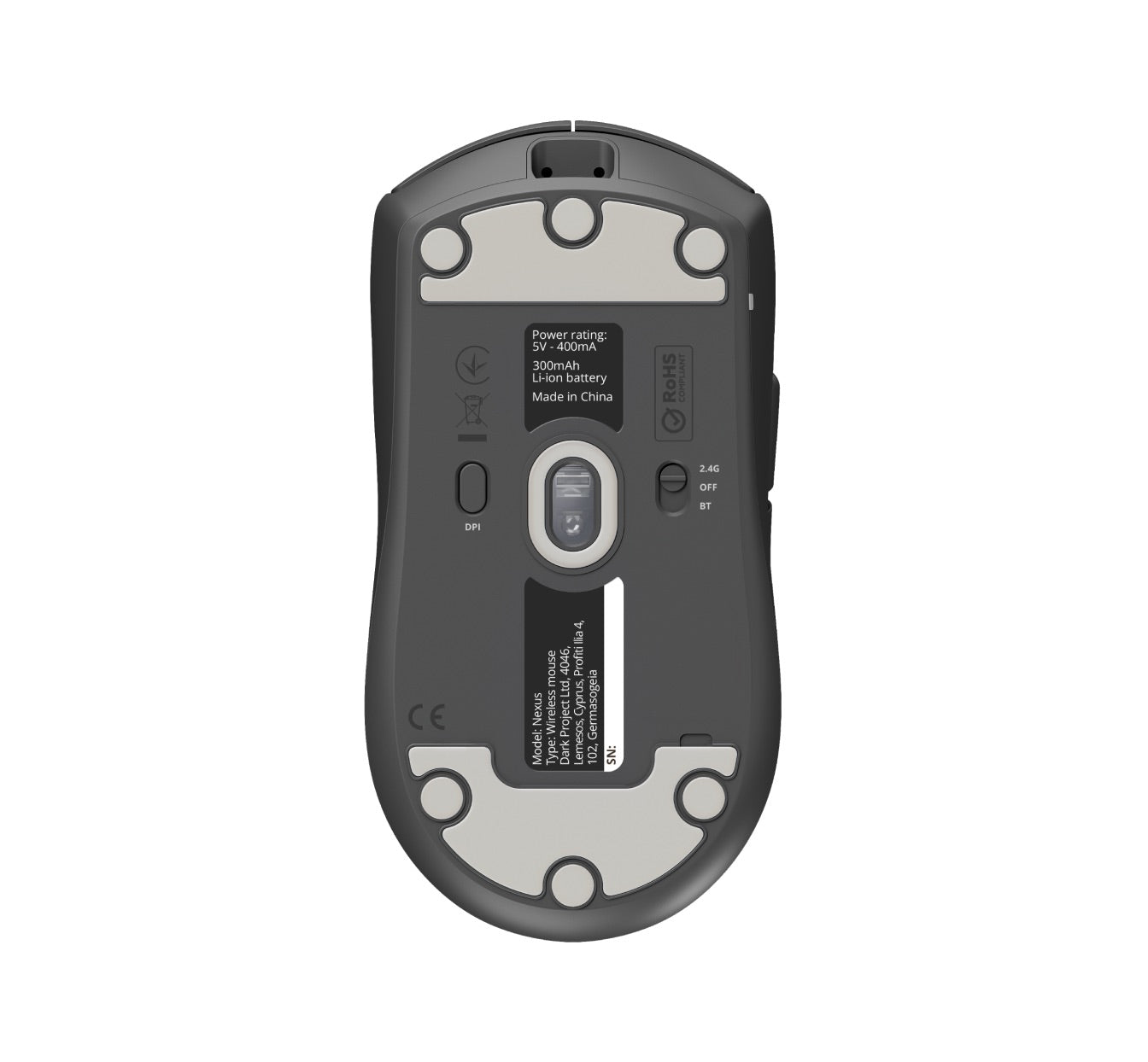 Dark Project - Nexus Wireless Gaming Mouse - Bezprzewodowa Mysz Gamingowa