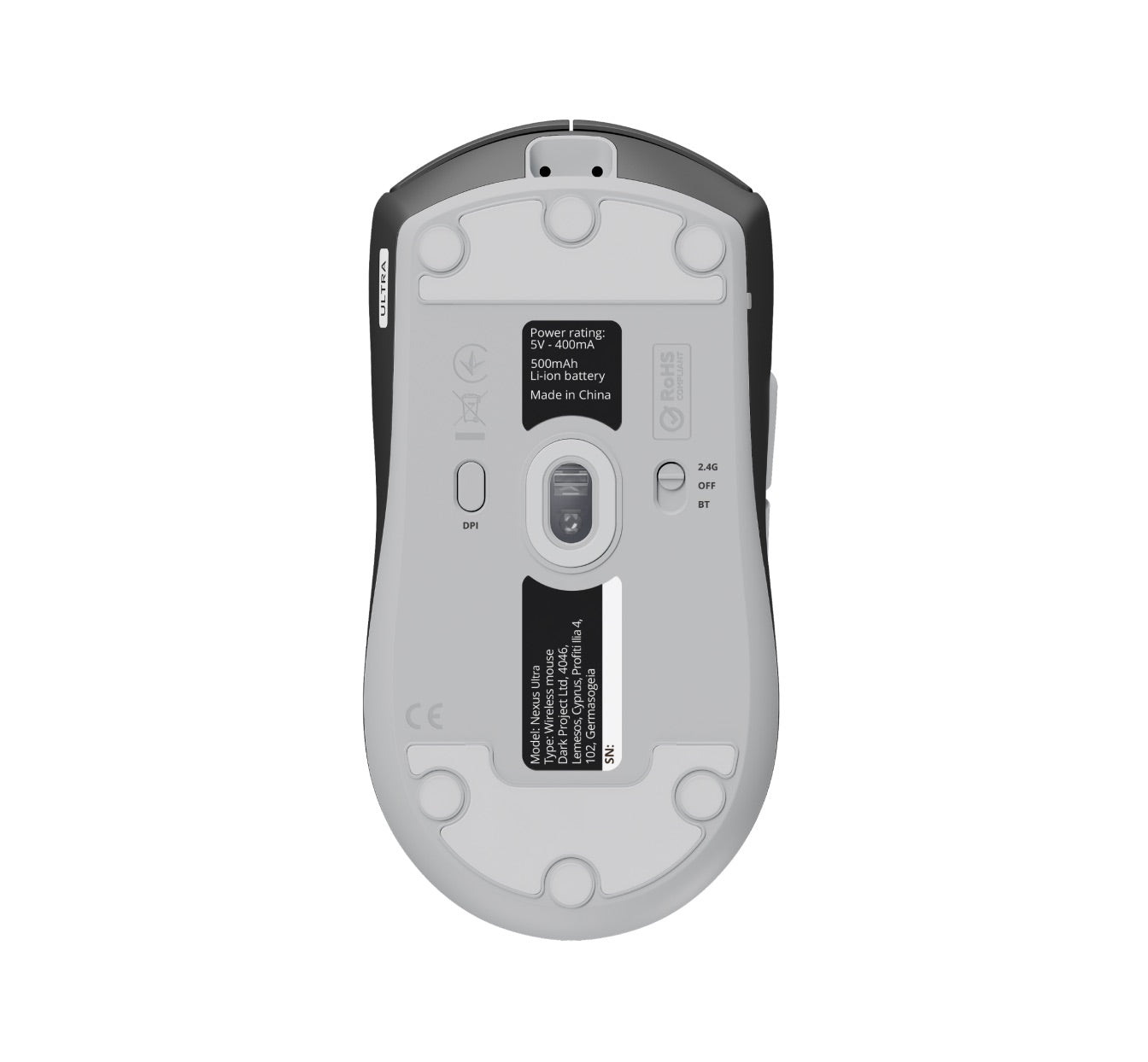 Dark Project - Nexus Ultra Wireless Gaming Mouse - Bezprzewodowa Mysz Gamingowa