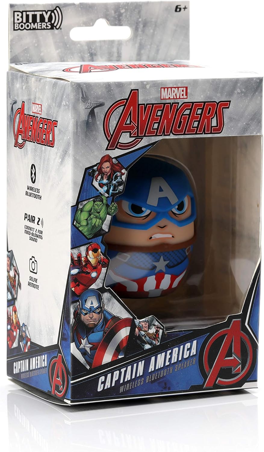 Bitty Boomers - Captain America Marvel Bluetooth Speaker - Głośnik Bezprzewodwy