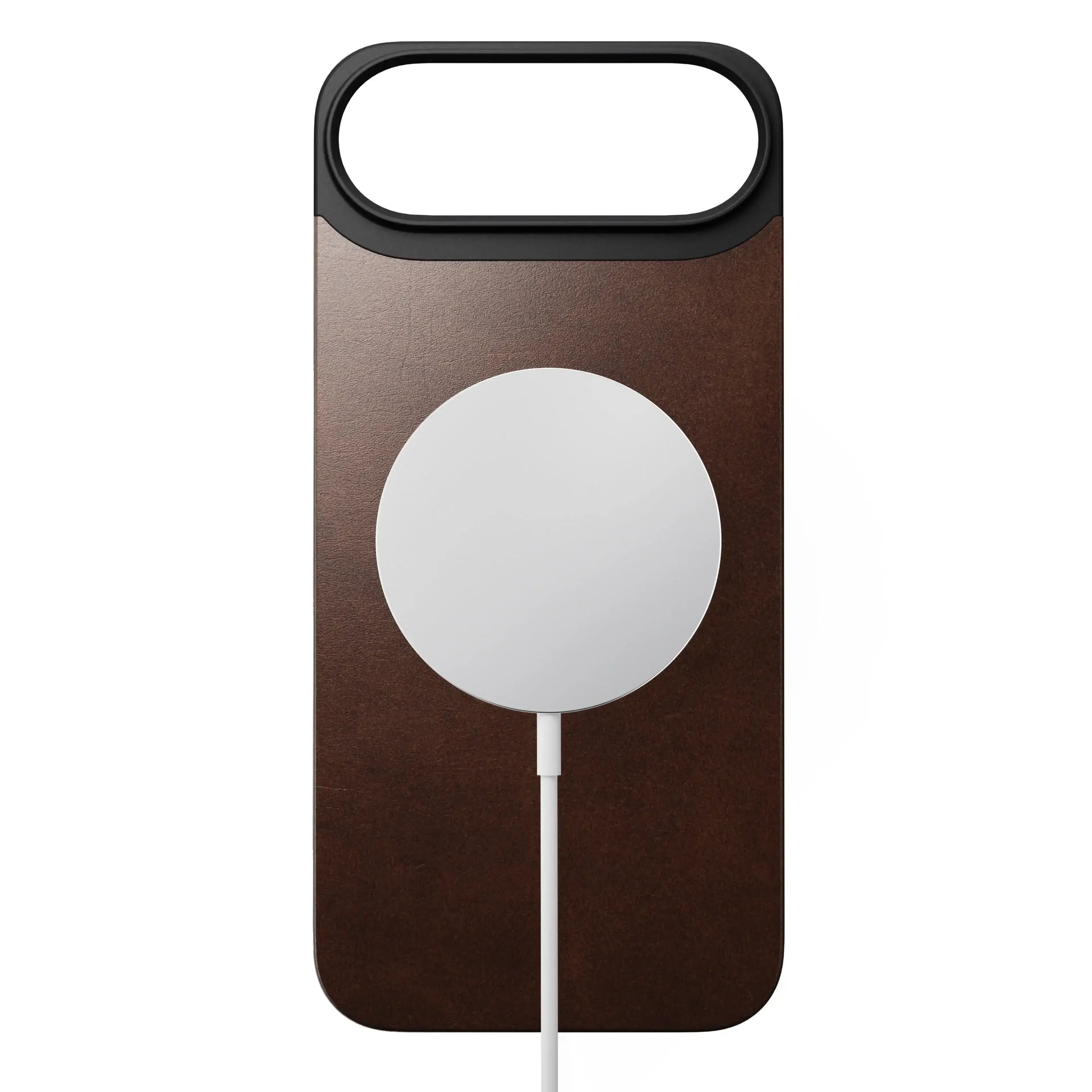 Nomad – Magnetic Leather Back for iPhone 17 Air / Pro / ProMax with MagSafe - Skórzane Etui z MagSafe