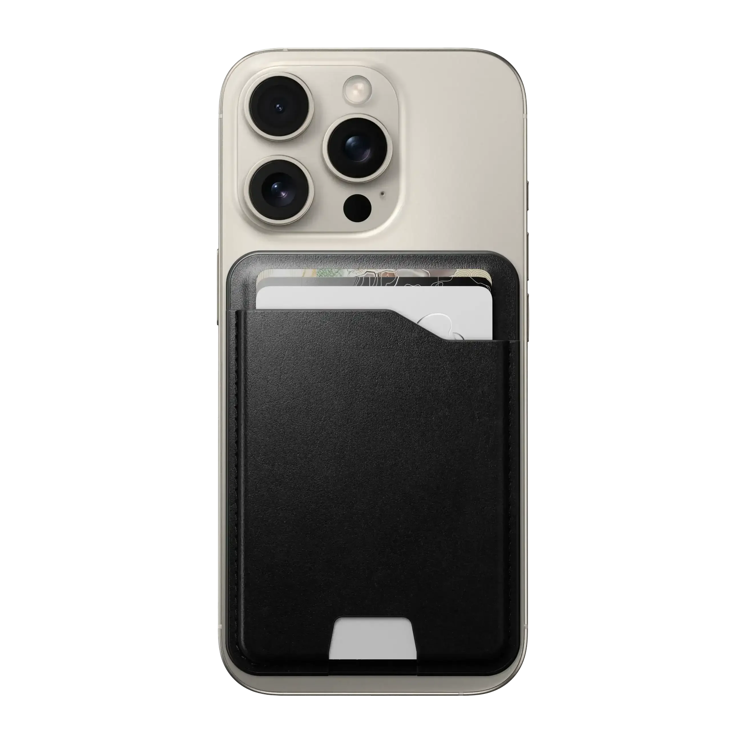 Nomad – Leather Mag Wallet Find My Tracking - Skórzany Portfel na Karty z MagSafe