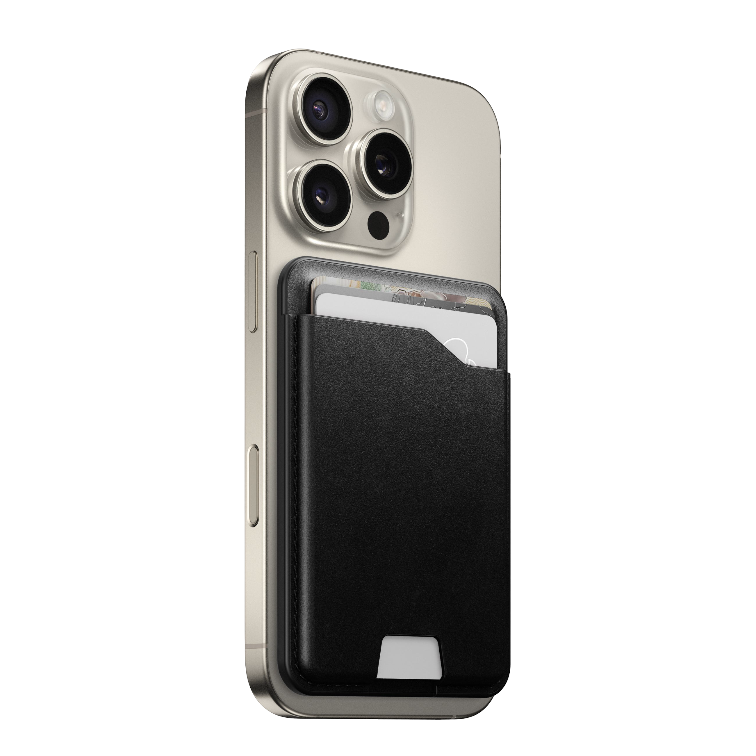 Nomad – Leather Mag Wallet Find My Tracking - Skórzany Portfel na Karty z MagSafe