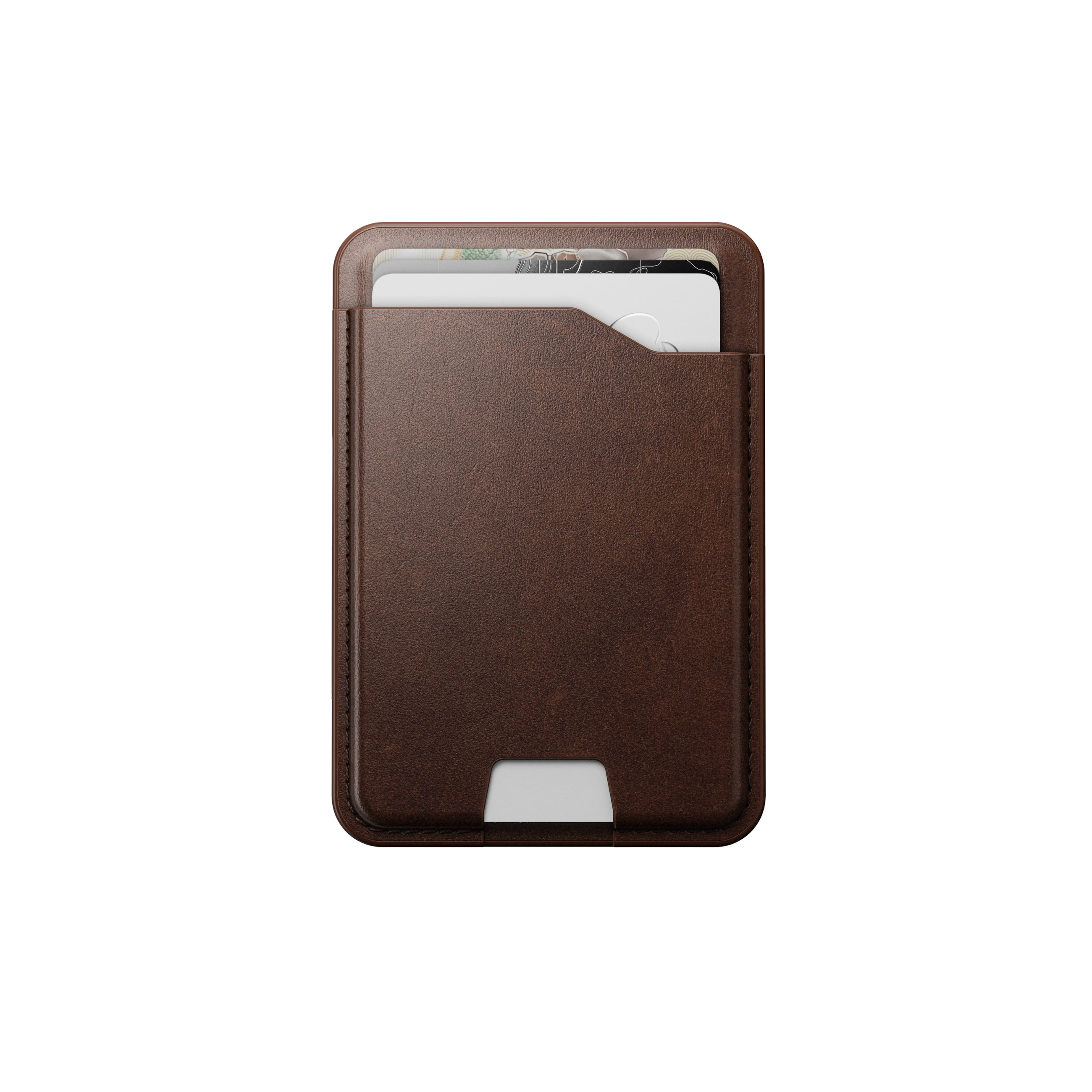 Nomad – Leather Mag Wallet Find My Tracking - Skórzany Portfel na Karty z MagSafe