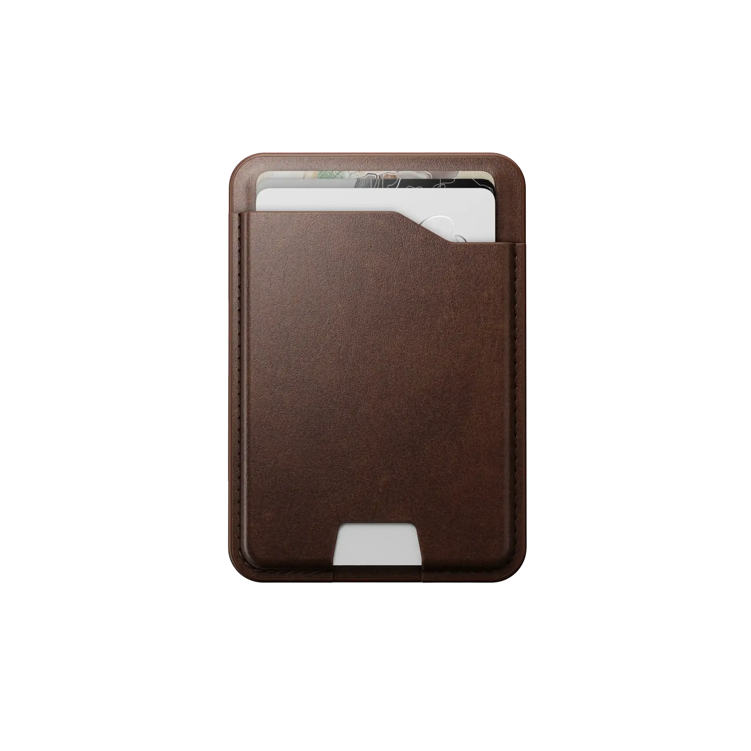 Nomad – Leather Mag Wallet Find My Tracking - Skórzany Portfel na Karty z MagSafe