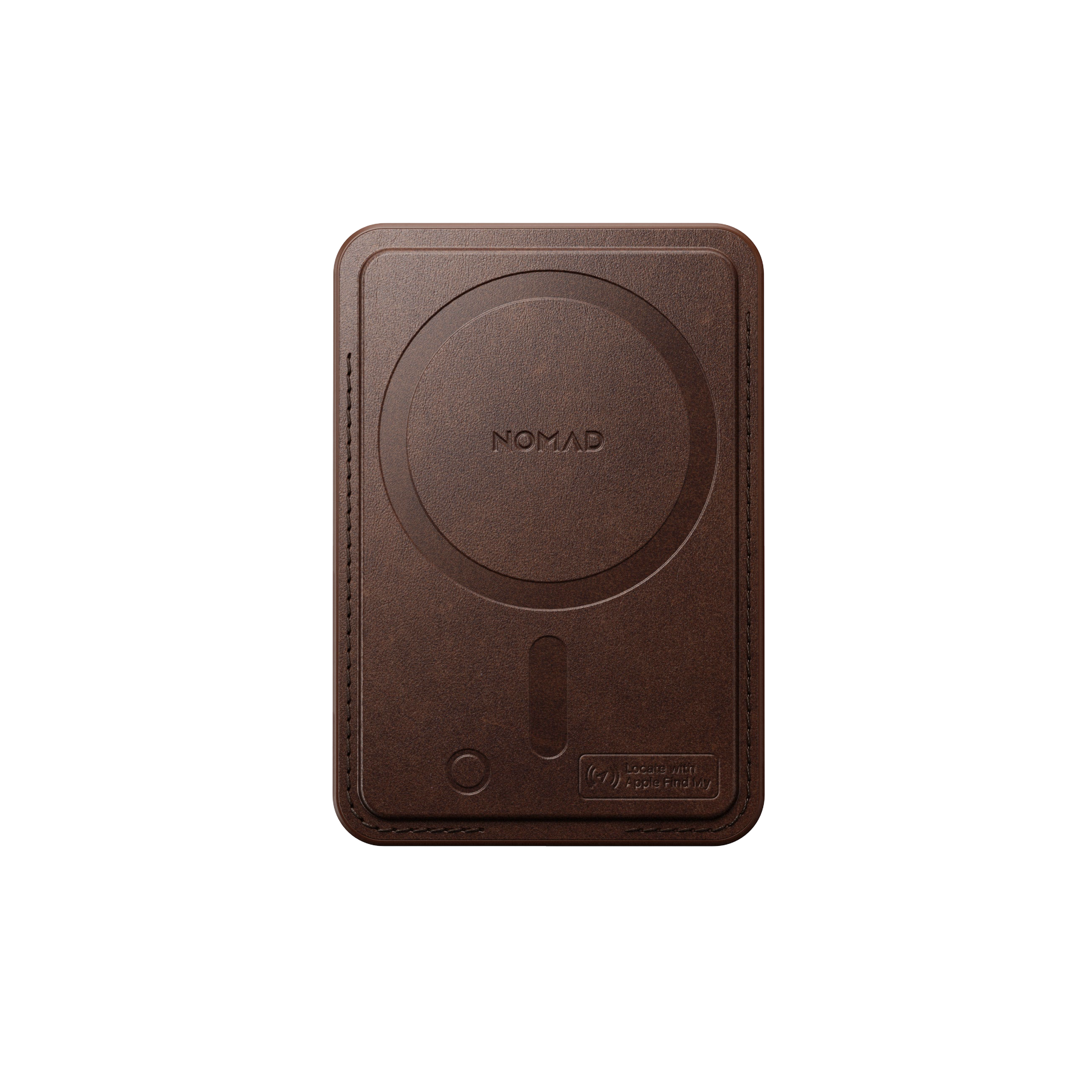 Nomad – Leather Mag Wallet Find My Tracking - Skórzany Portfel na Karty z MagSafe