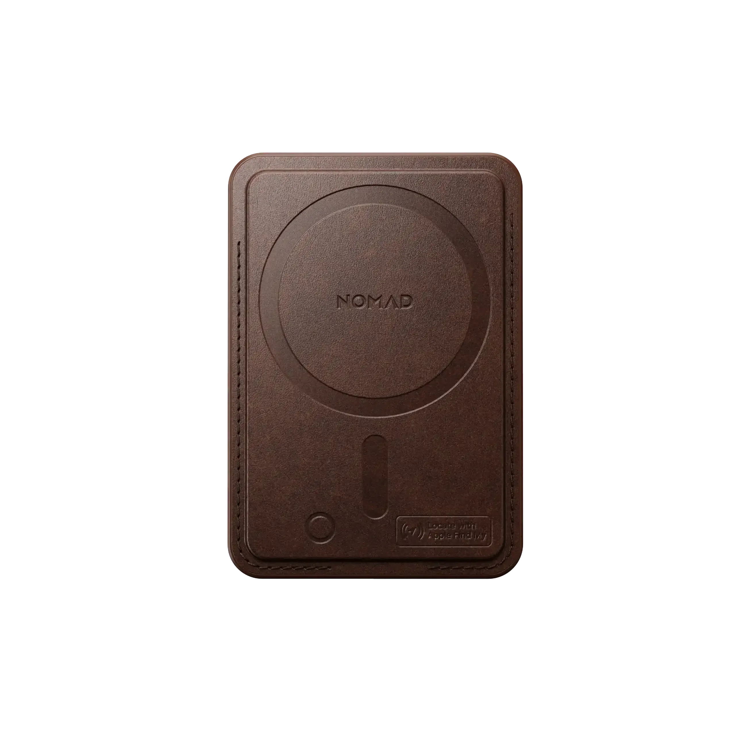 Nomad – Leather Mag Wallet Find My Tracking - Skórzany Portfel na Karty z MagSafe