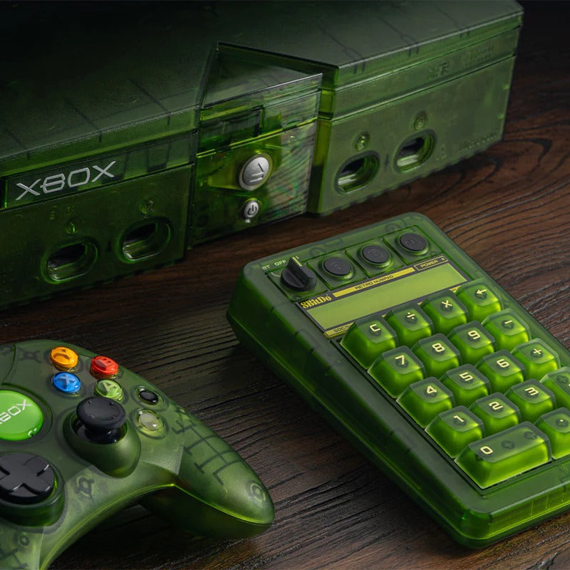 8BitDo - Retro 18 Mechanical Numpad Xbox Edition - Klawiatura Numeryczna Bezprzewodowa Retro z Kalkulatorem