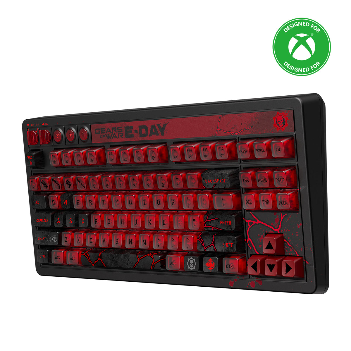 8BitDo - Retro 87 Mechanical Keyboard Gears of War: E-Day - Klawiatura Mechaniczna