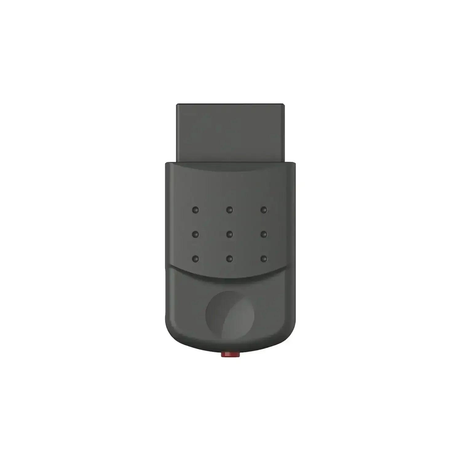 Czarny adapter retro receiver do konsoli Saturn, minimalistyczny design, widok z przodu