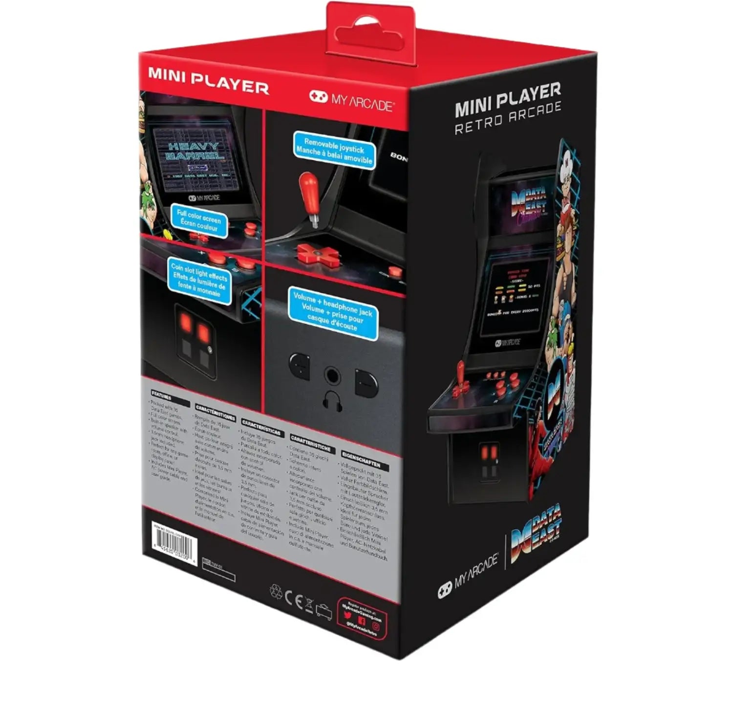 My Arcade - Data East Classics Mini Player DGUNL-3200 - Kolekcjonerska Konsola do Gier Retro