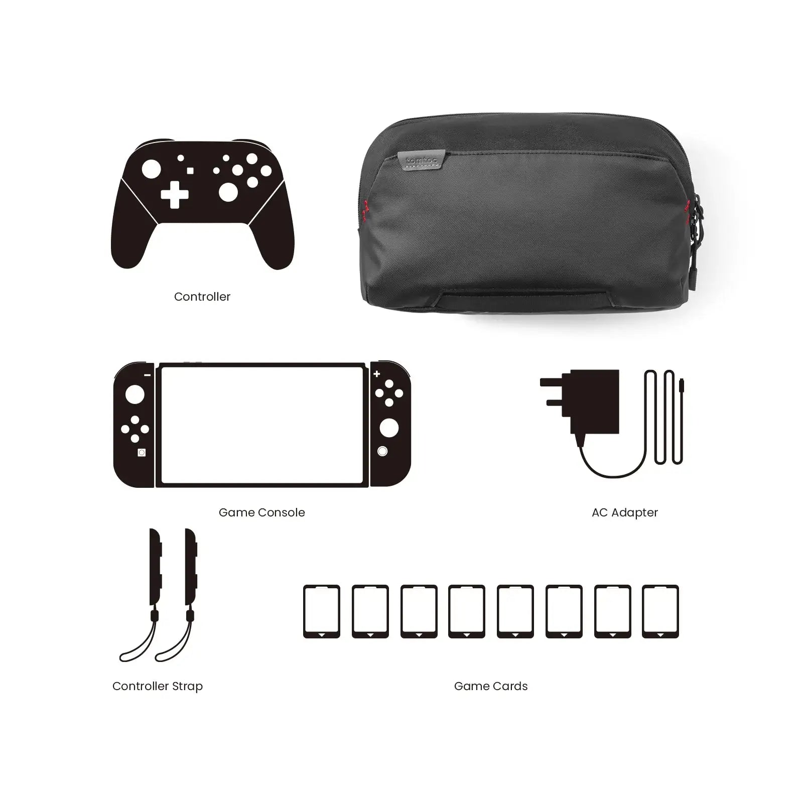 Tomtoc - Arccos-G42 Nintendo Switch Travel Bag - Pokrowiec na Konsolę Nintendo Switch