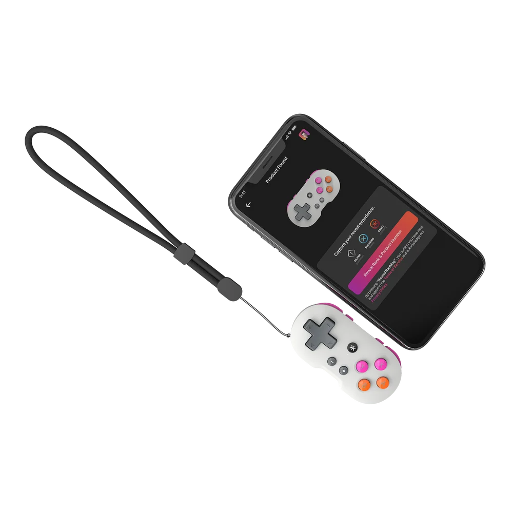 CRKD - ATOM™ Mini Keychain Controller CRKD Grey - Kieszonkowy Kontroler Bezprzewodowy