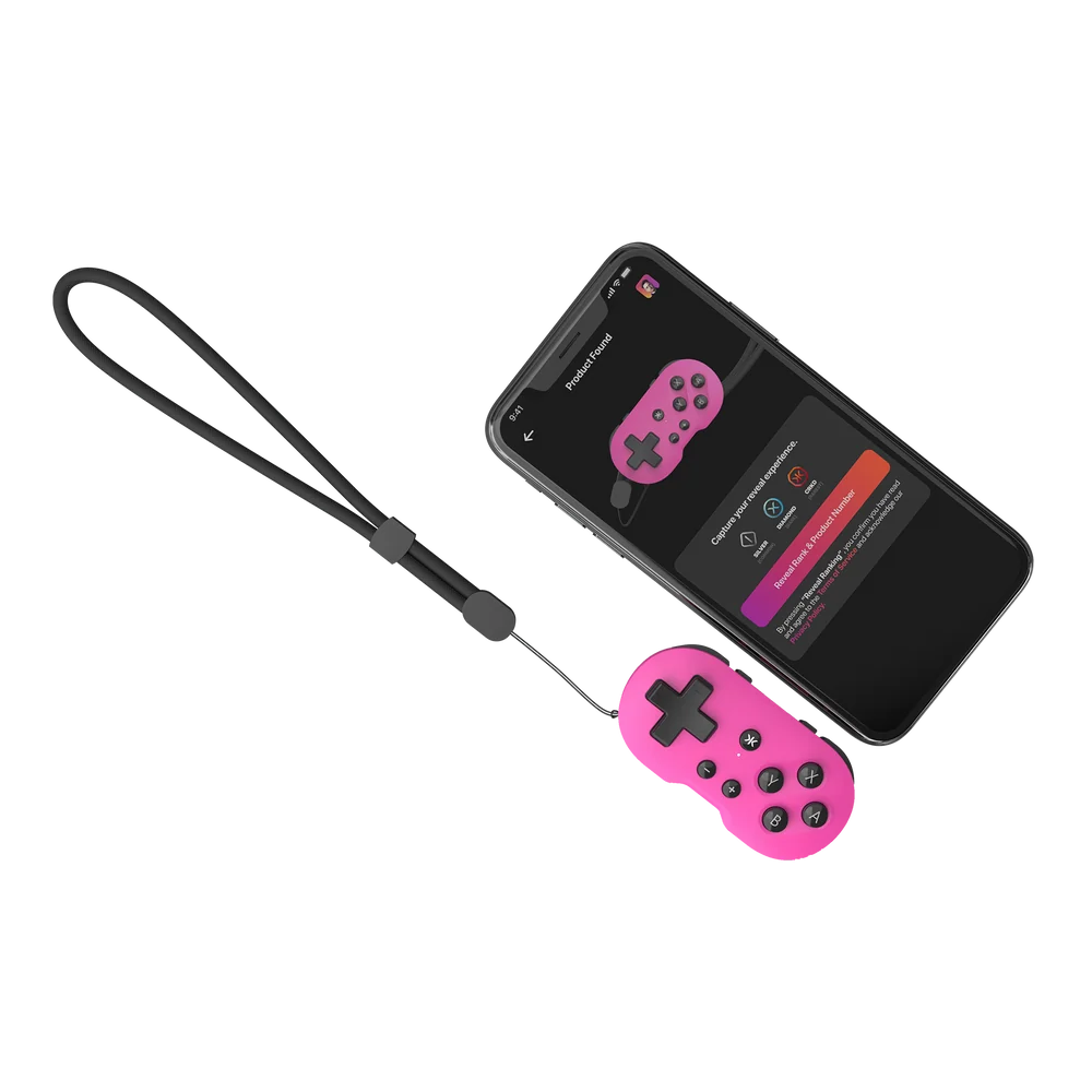 CRKD - ATOM™ Mini Keychain Controller Hot Pink - Kieszonkowy Kontroler Bezprzewodowy
