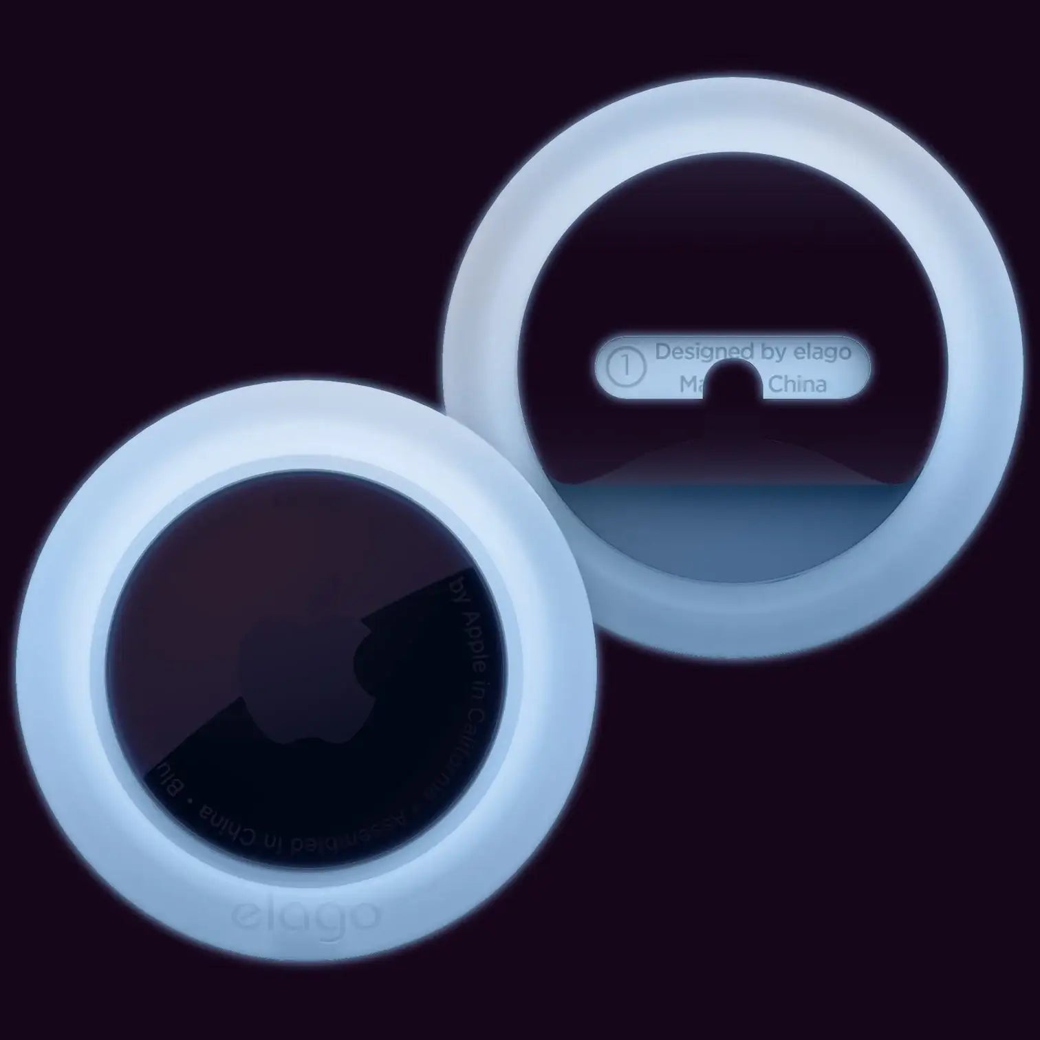 Elago - Silicone Sticker Pads for AirTag - Silikonowe Naklejki do AirTag