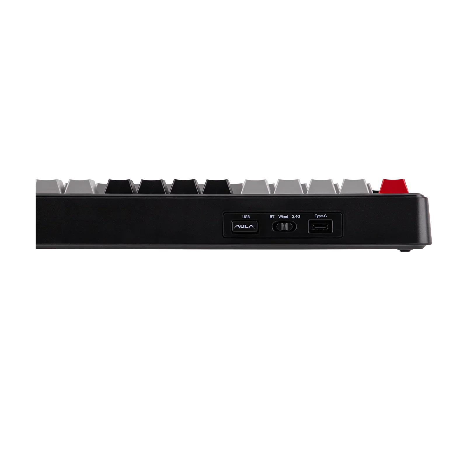 Mechaniczna klawiatura z portami USB, BT, Wired, 2.4G i Type-C, idealna do Home Office