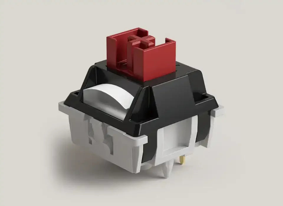 Mechaniczny switch do klawiatury, czarno-czerwony, akcesorium biurowe