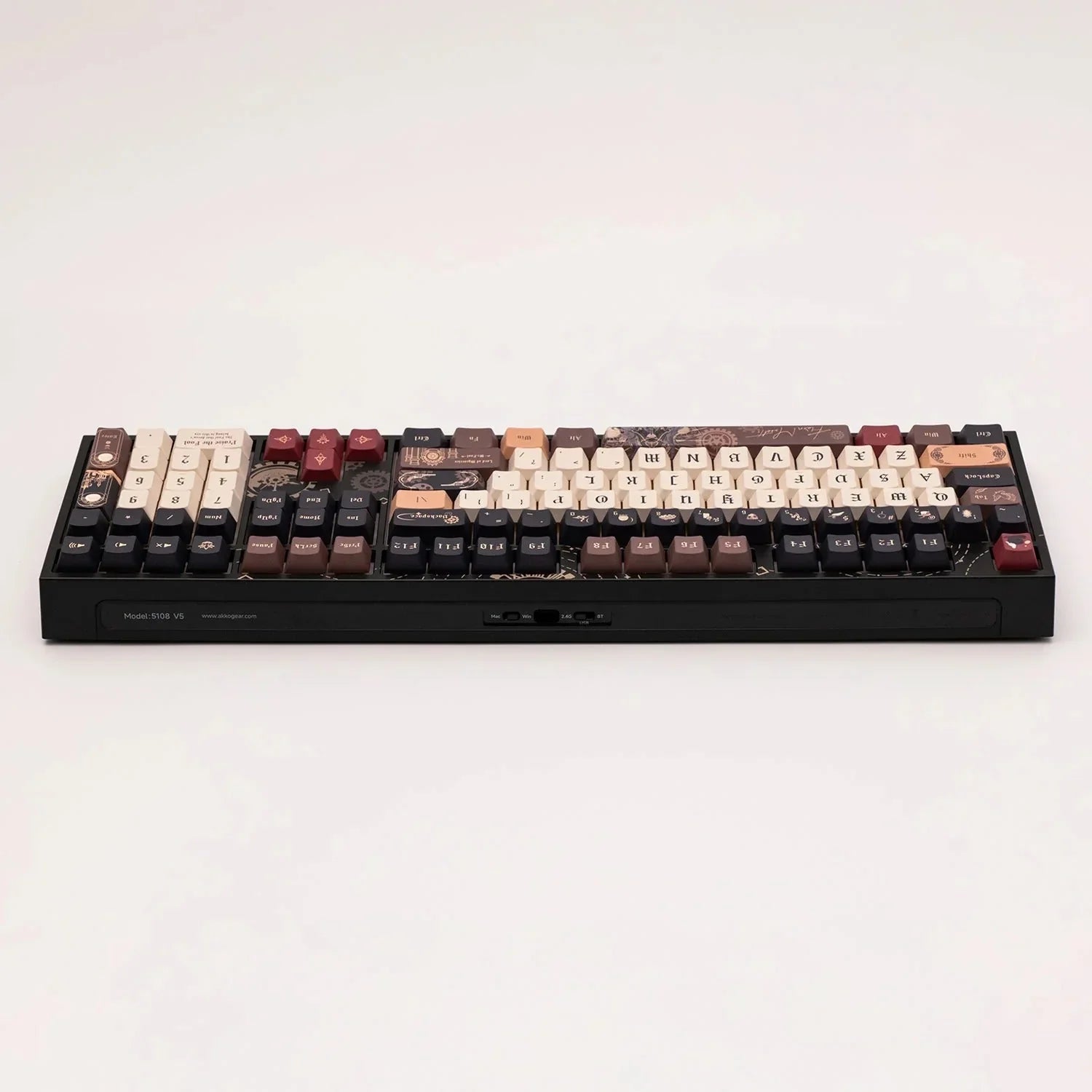 Mechaniczna klawiatura z kolorowymi keycapami i personalizowanym designem do Home Office
