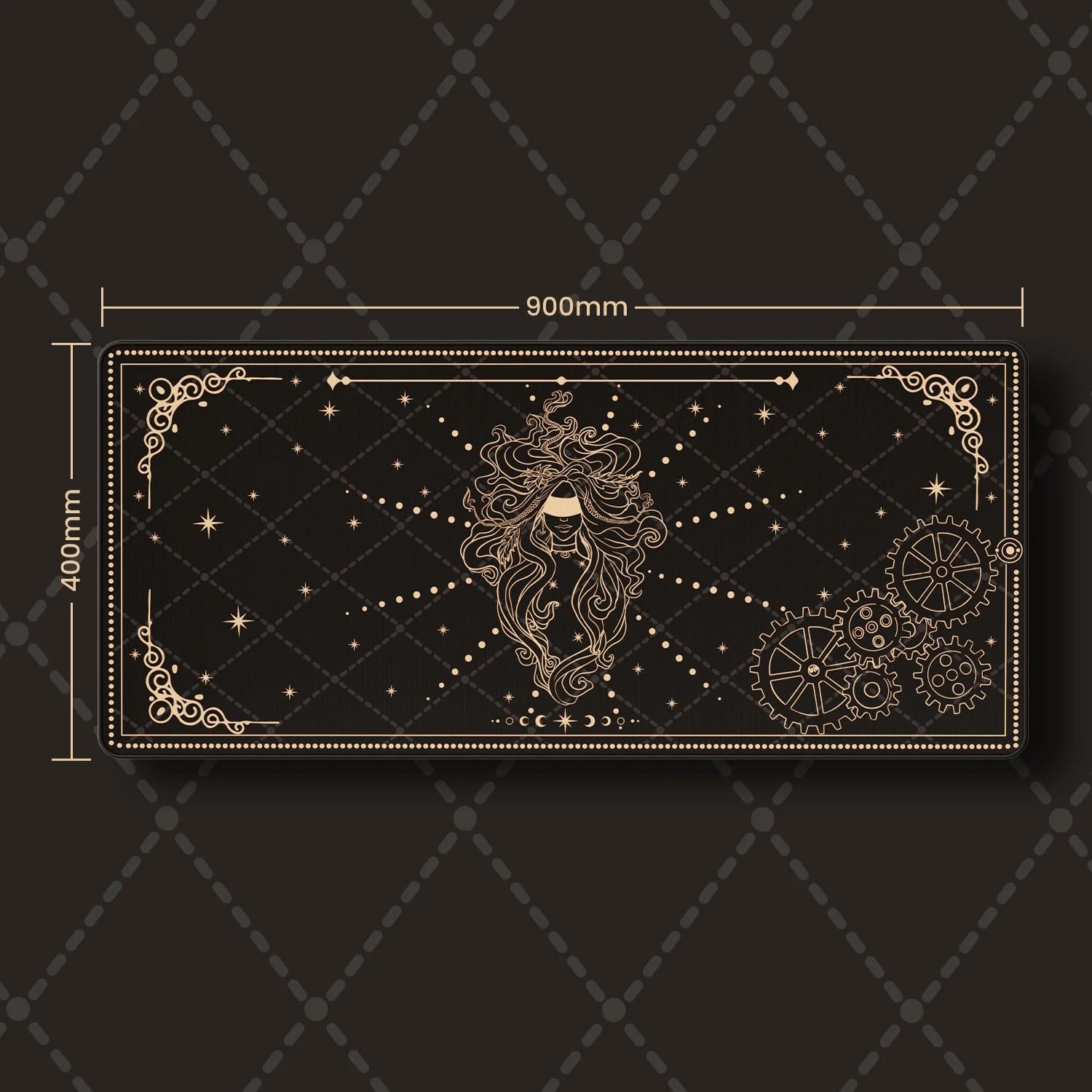 Akko - Interstellar Rosetta Stone - The Magic Tarot Mouse Pad - Mata na Biurko