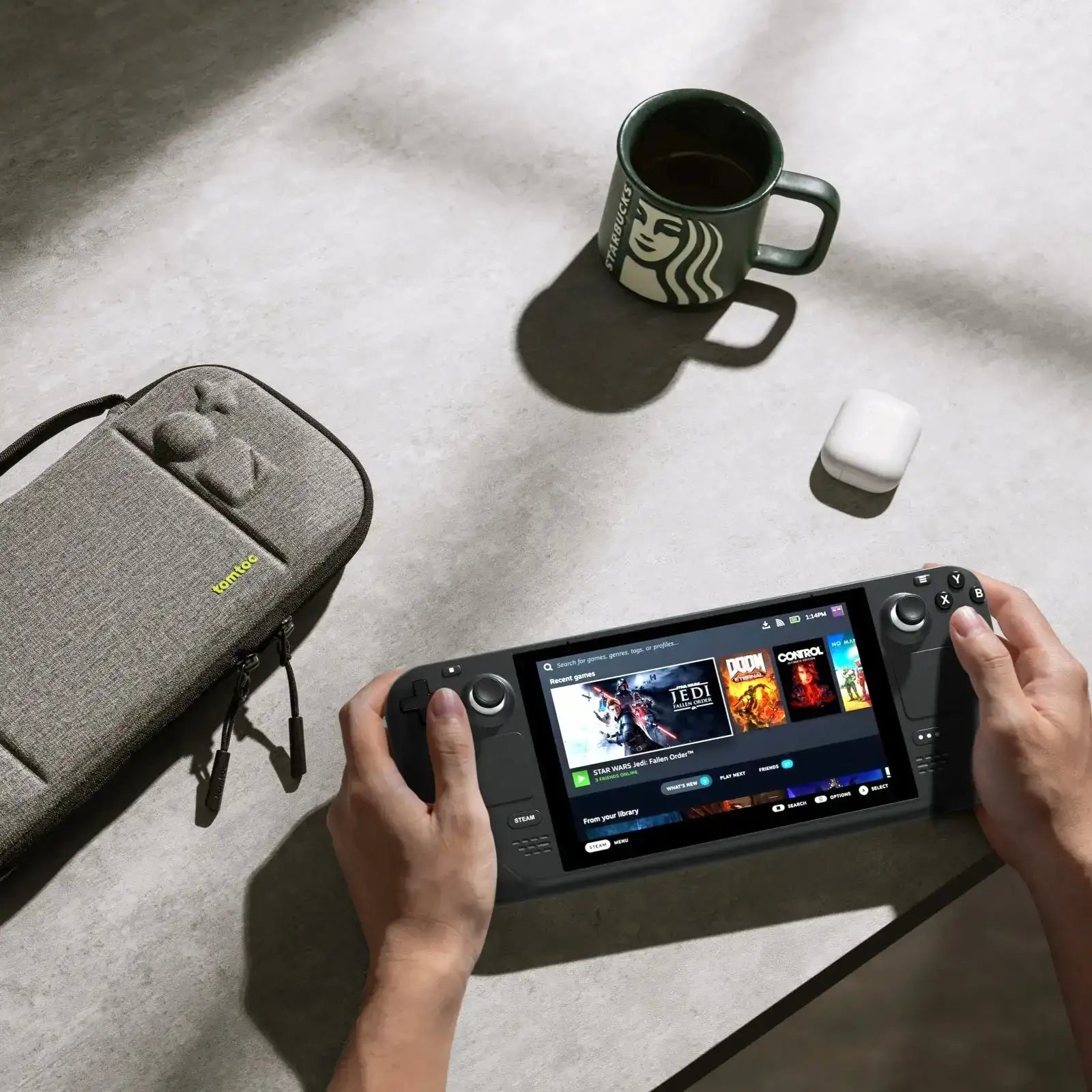 Tomtoc - FancyCase-G38 Steam Deck Hard Shell Case - Pokrowiec na Konsolę Steam Deck