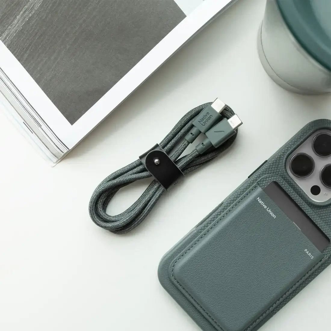 Native Union - Belt Cable 1.2M (USB-C to USB-C) - Kabel USB-C do USB-C