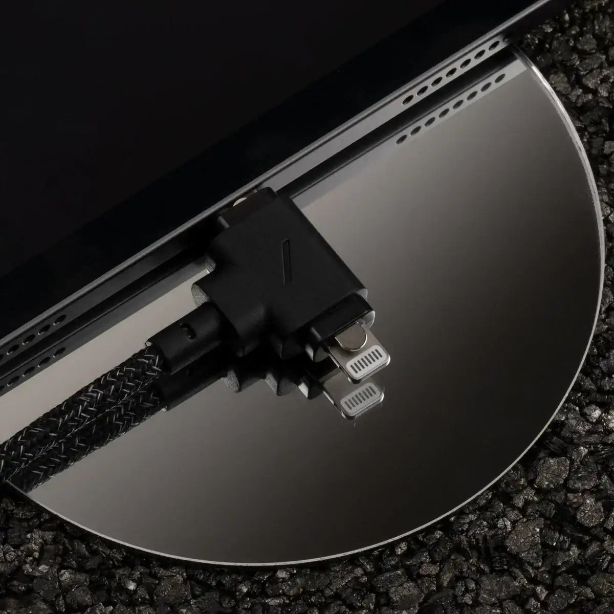 Native Union - Belt Cable Duo Pro 1.5M 2-in-1 (USB-C to USB-C & Lightning) - Kabel USB-C - USB-C i Lightning