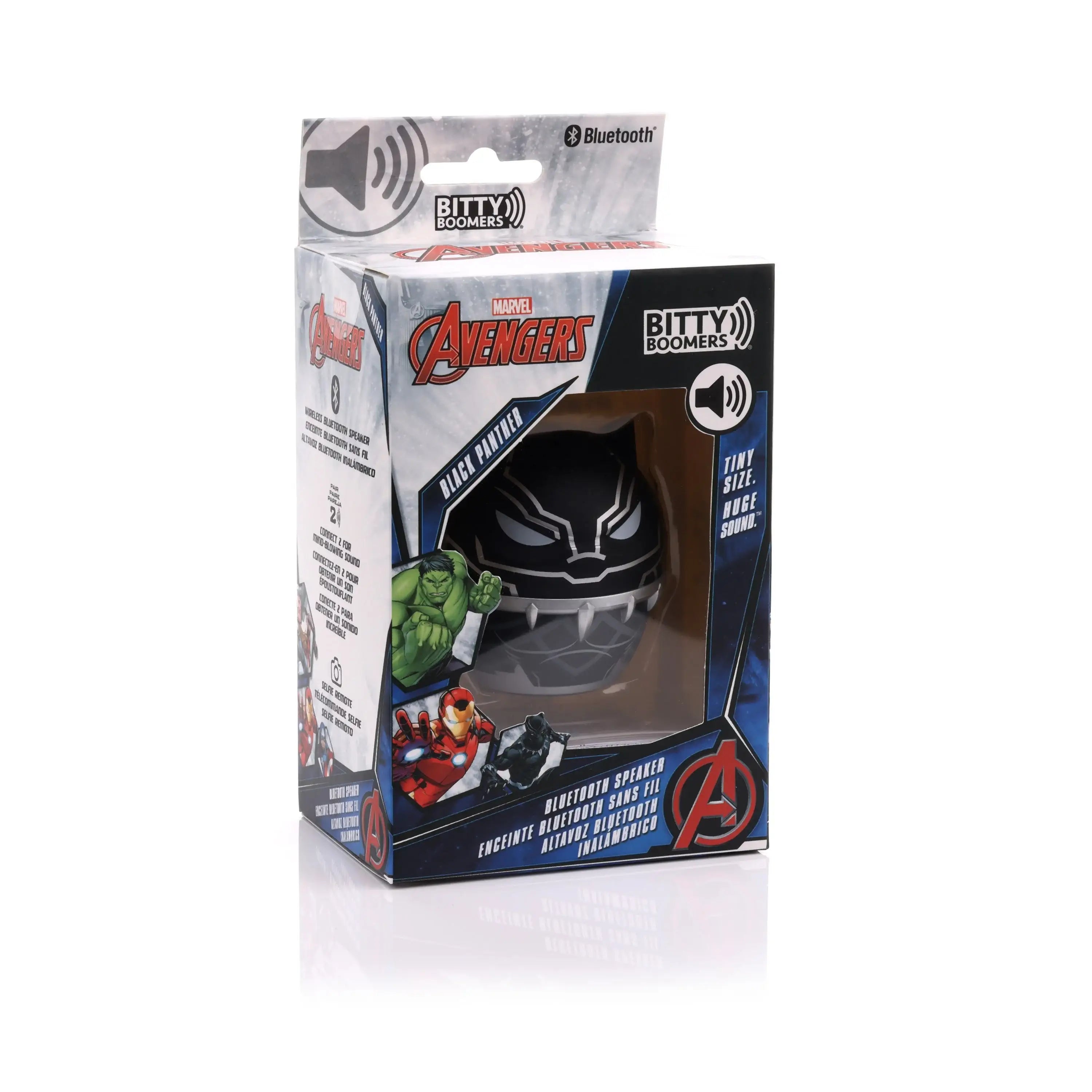 Bitty Boomers - Black Panther Marvel Bluetooth Speaker - Głośnik Bezprzewodowy