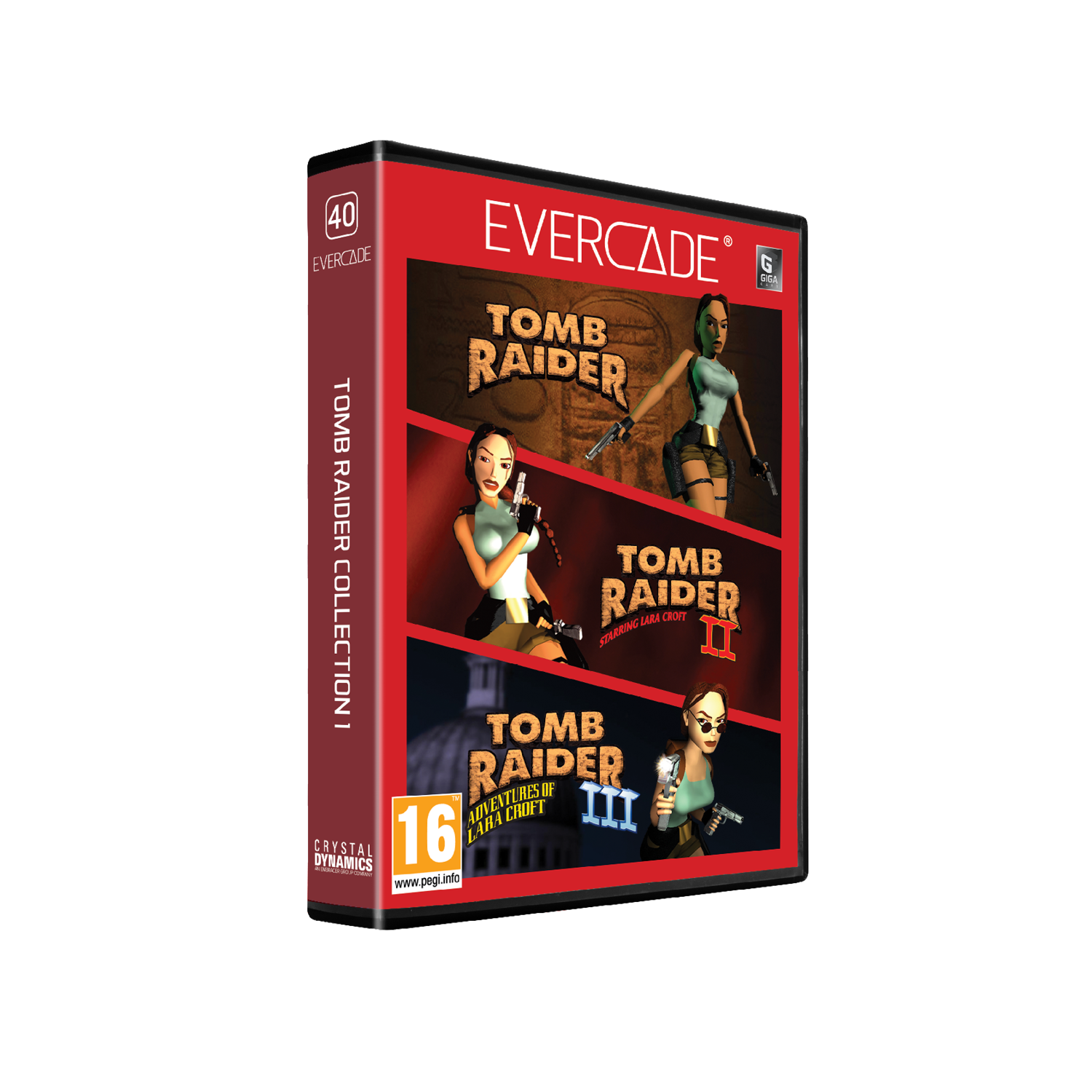 Evercade - Tomb Raider Collection 1 - Zestaw Gier Retro